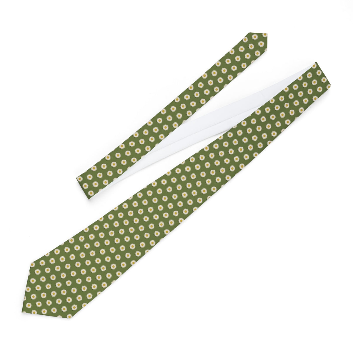 Tyszkiewicz Satin Edition - Olive & Cream Aster Tie