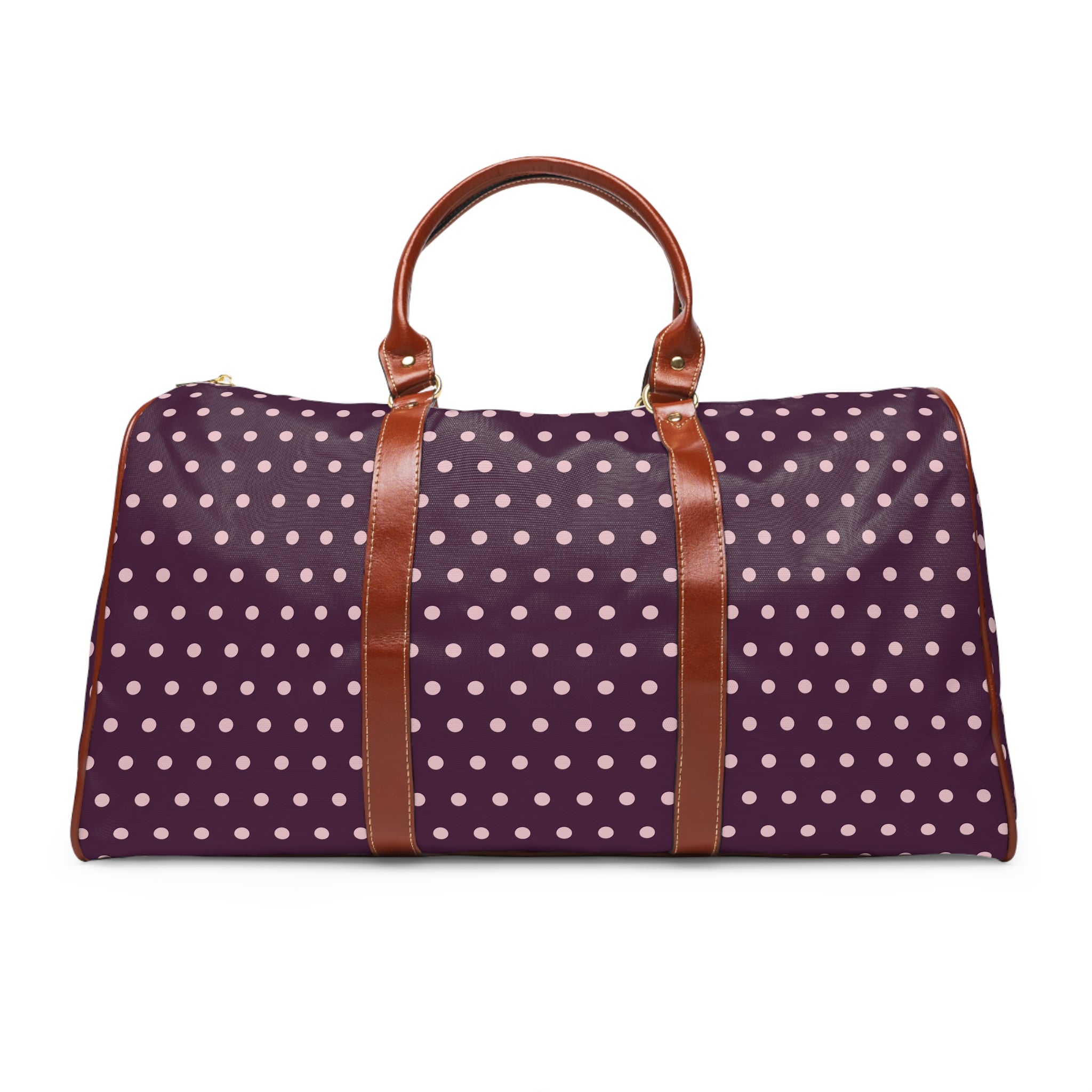 Cassis - Plum Blush Polka Dot Travel Bag