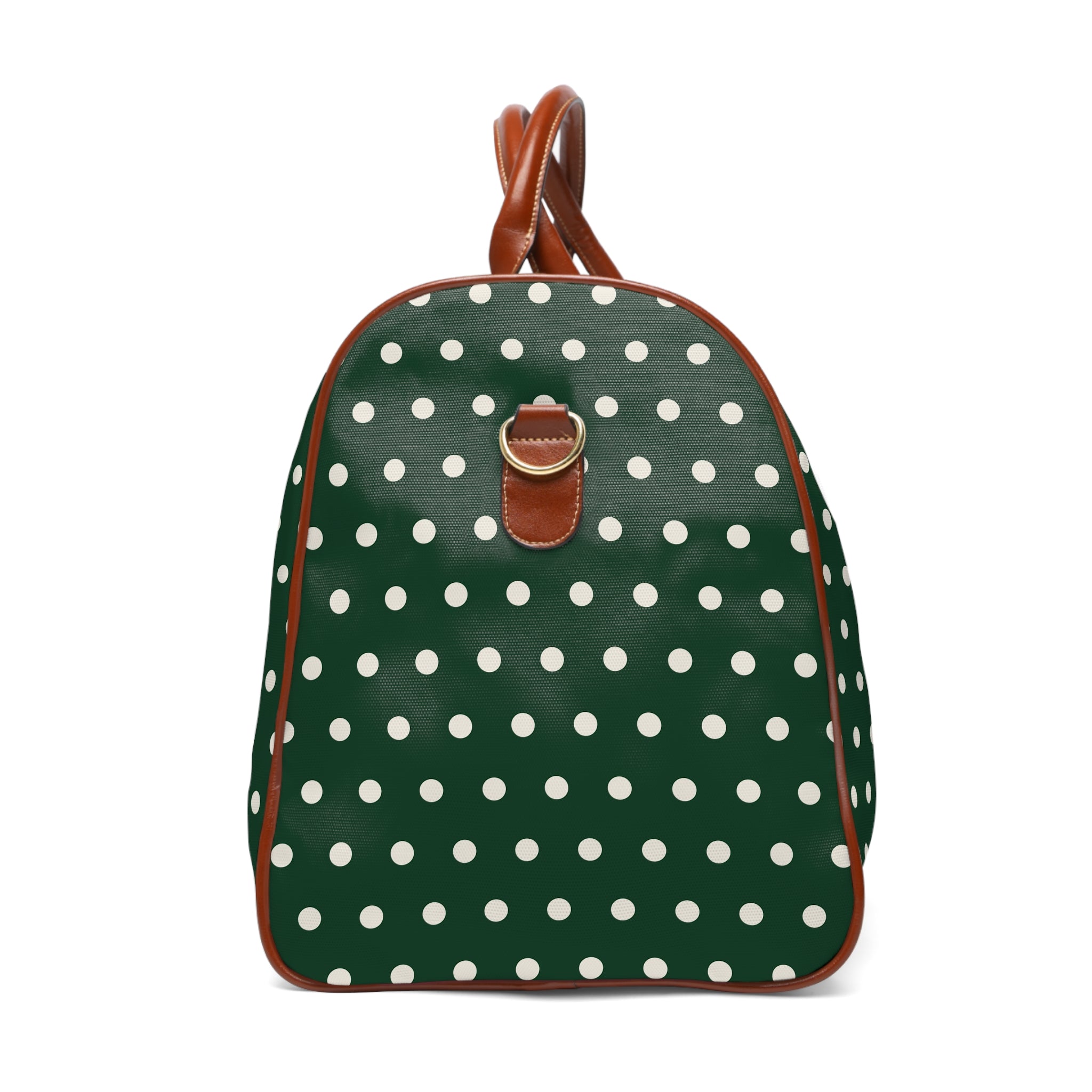 Verona - Forest Ivory Polka Dot Travel Bag