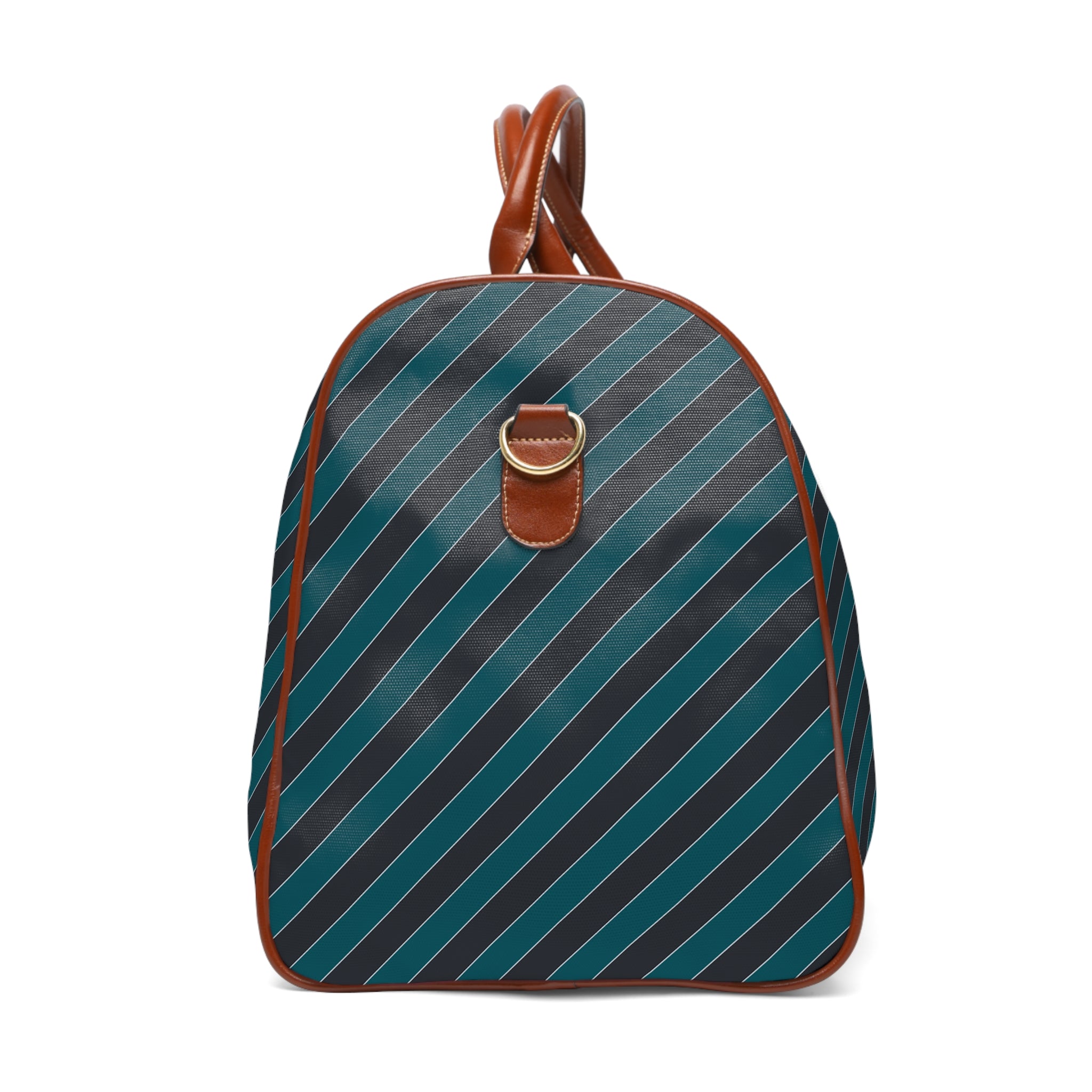 Arbois - Teal Graphite Silver Stripe Travel Bag