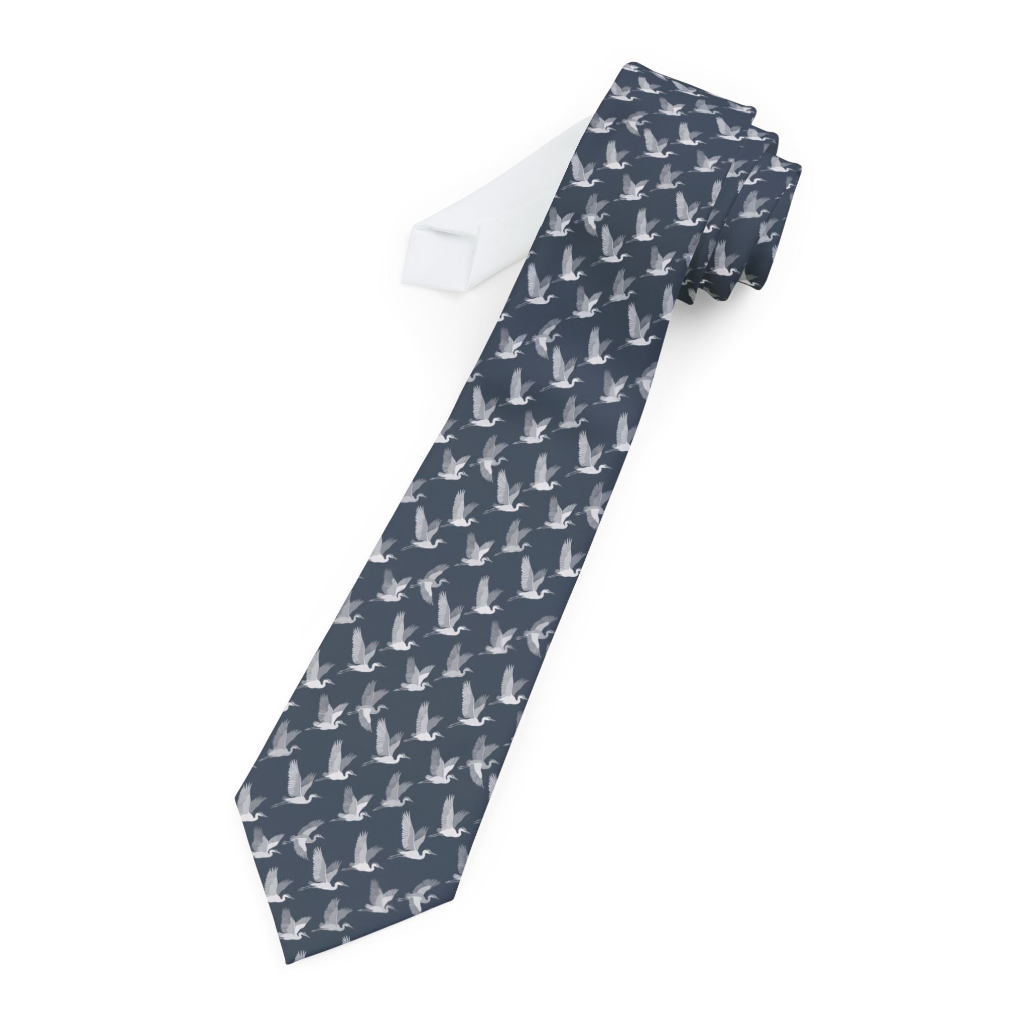 Inverloch Talisman Tie - Heron Flight Storm