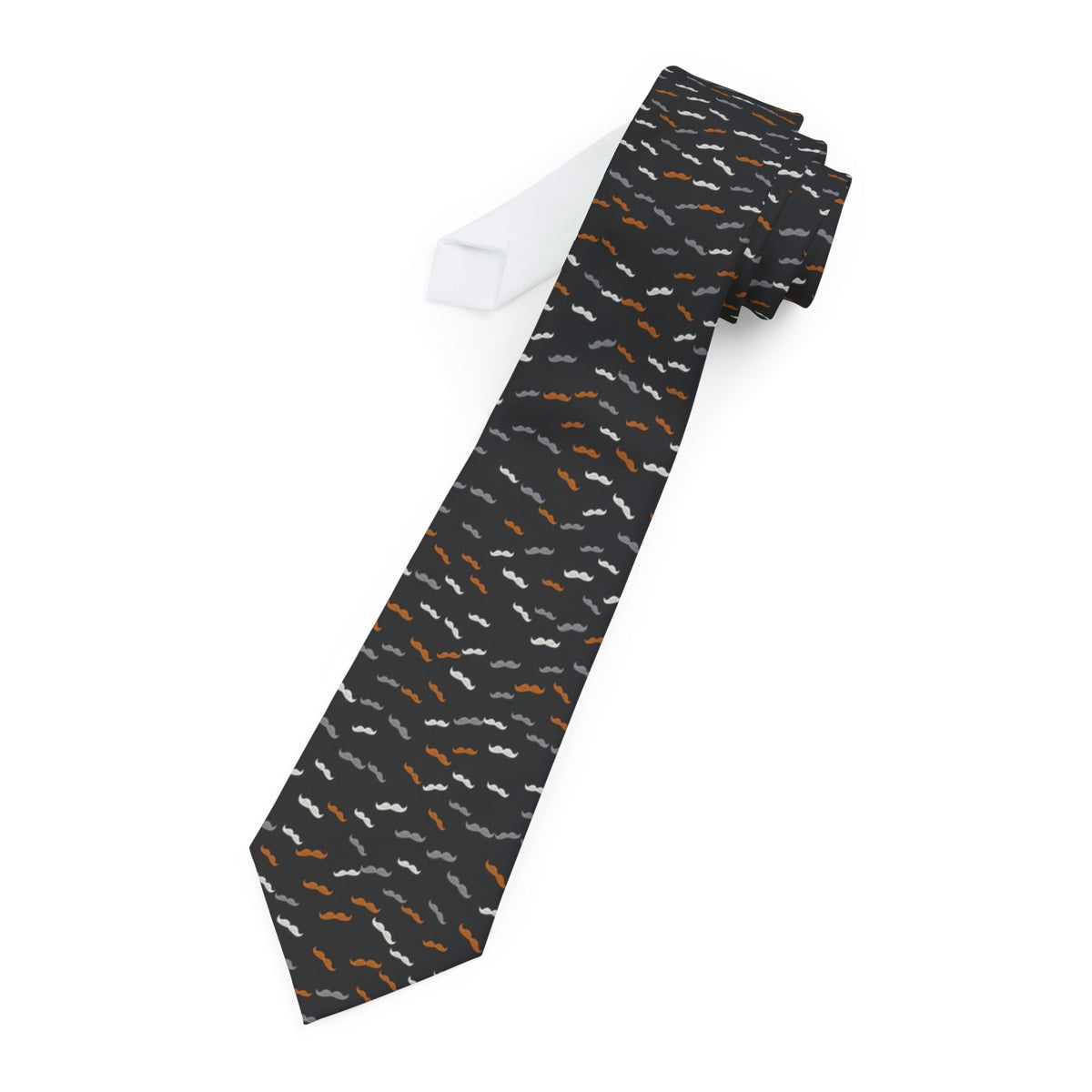 Gjedde Satin Edition - Black Mustache Tie