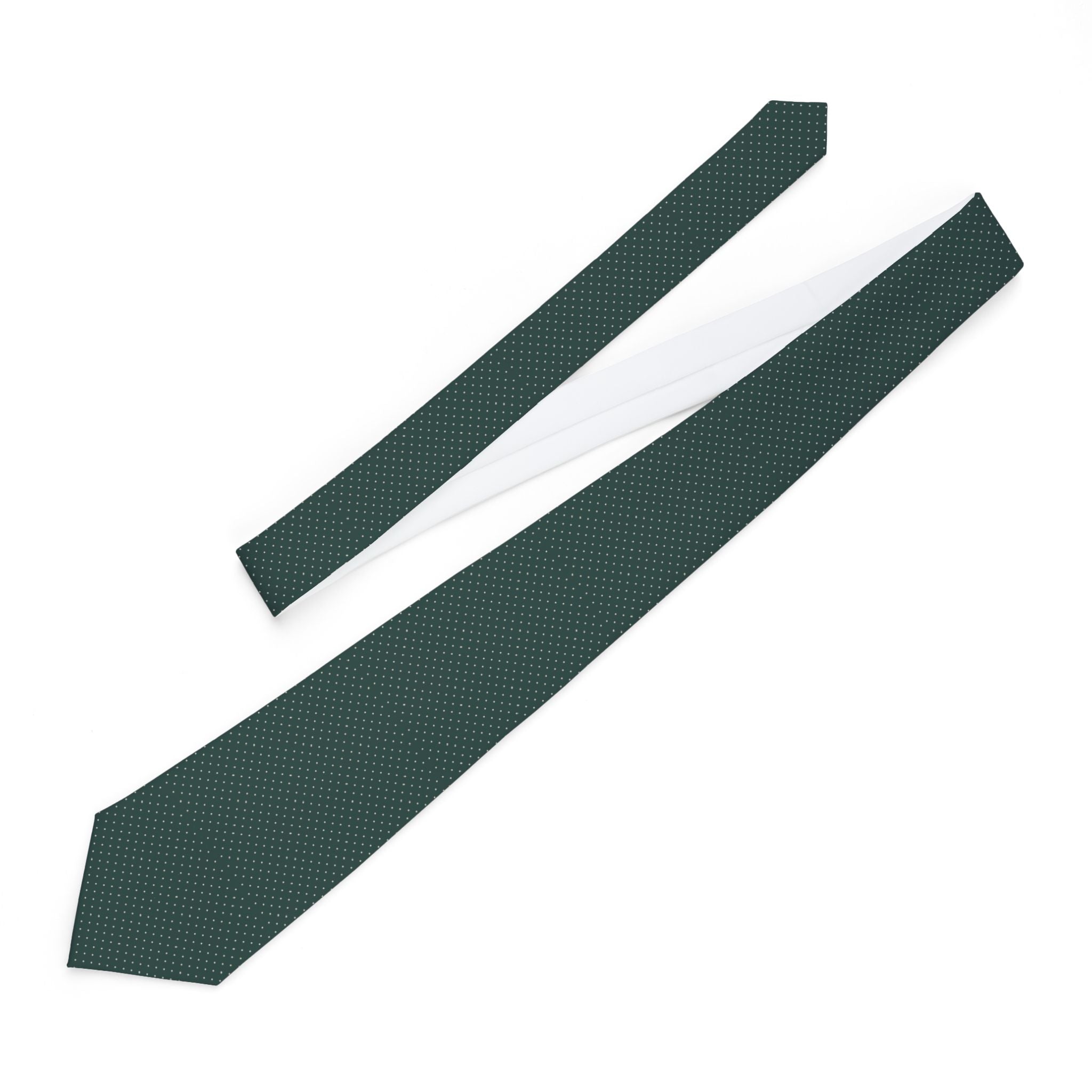 Ramatuelle Talisman Tie - Green Beige Pin Dot