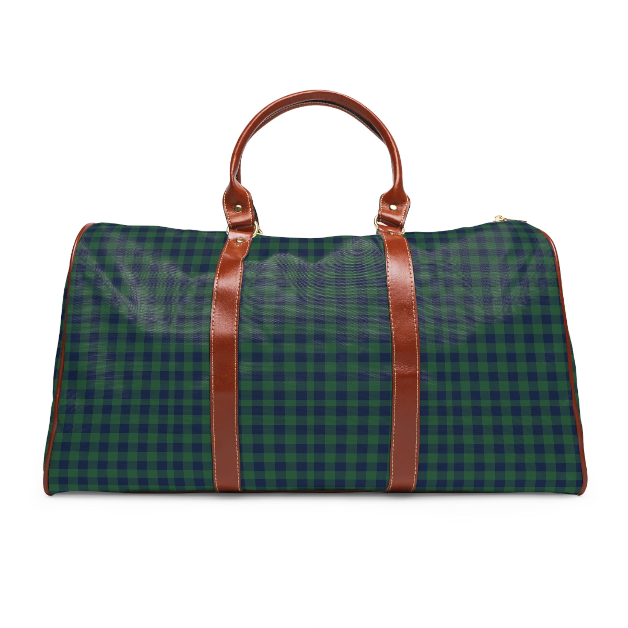 Colmars - Green Navy Gingham Travel Bag