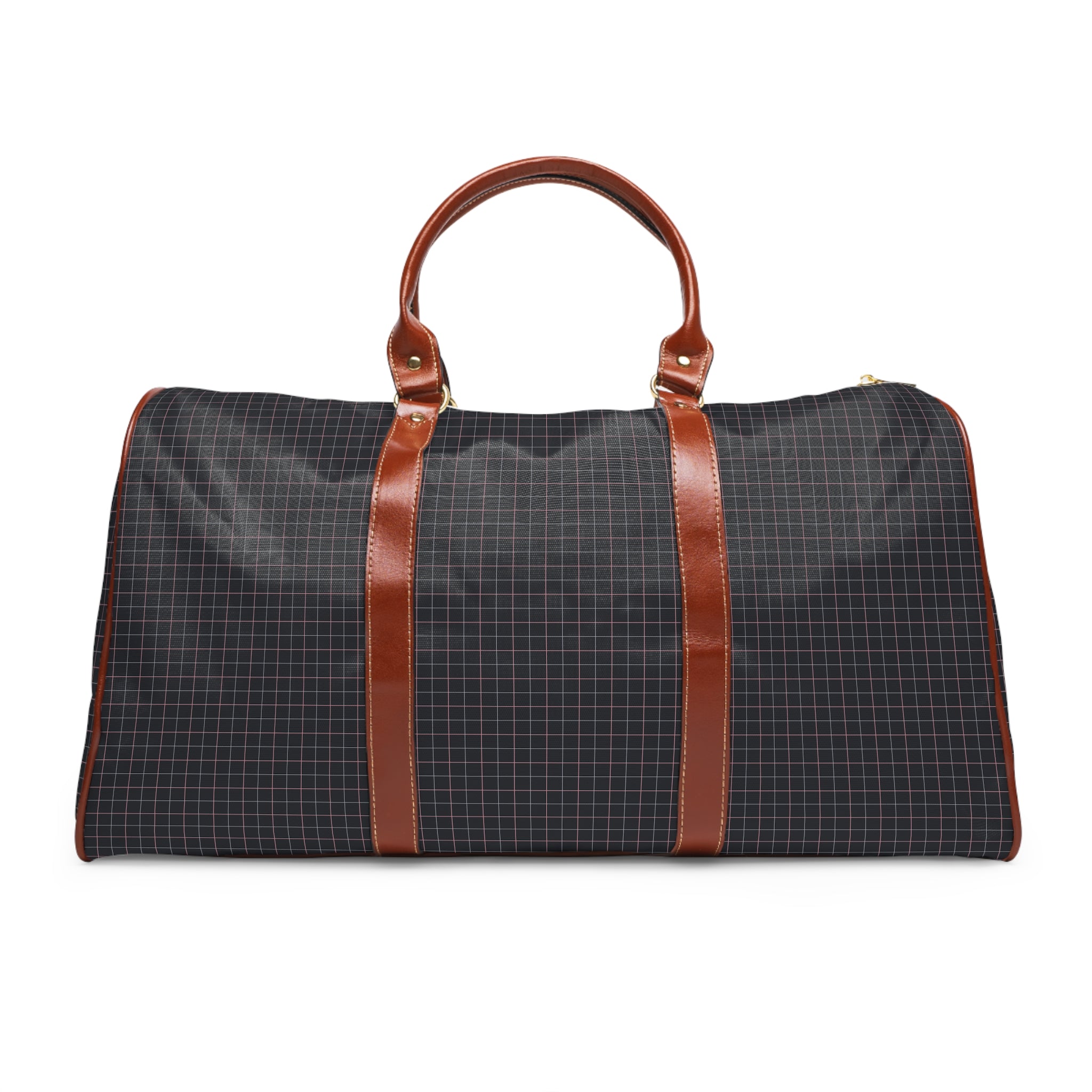 Marie - Charcoal Rose Tattersall Travel Bag