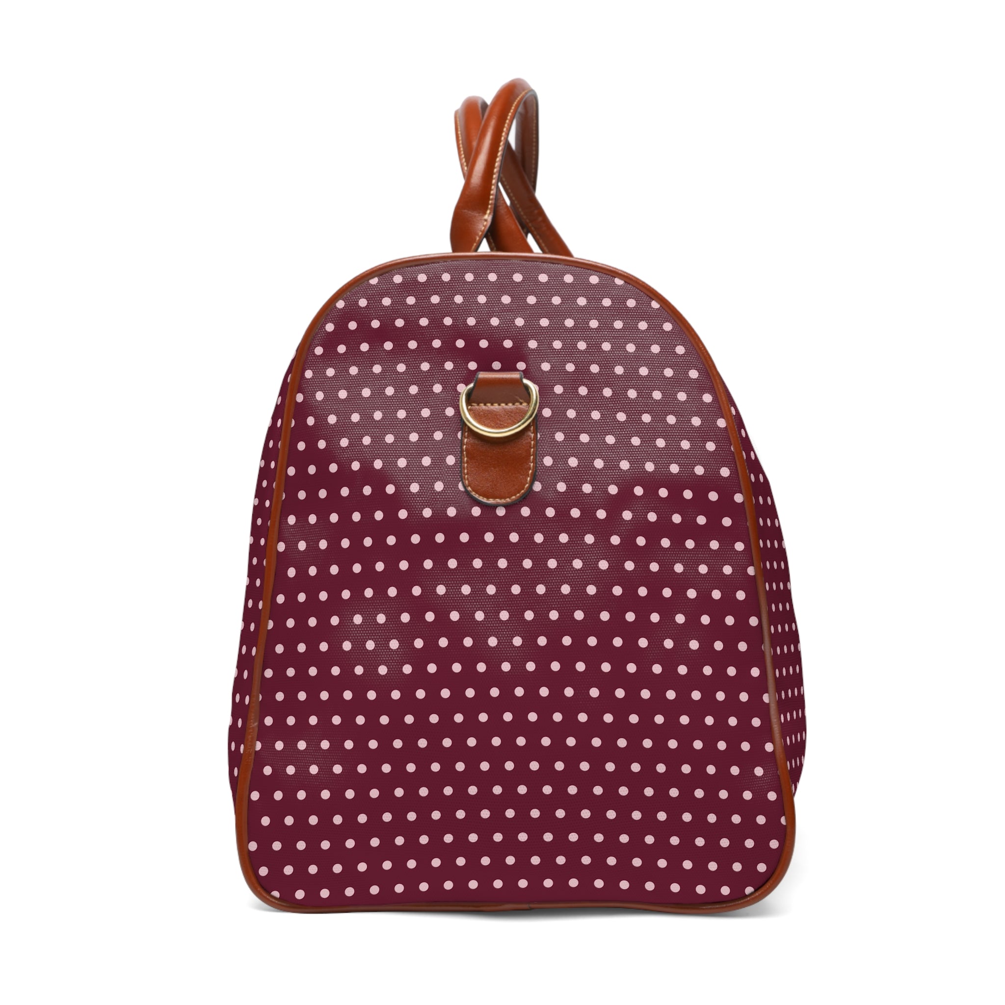 Lindoro - Wine Blush Pin Dot Travel Bag