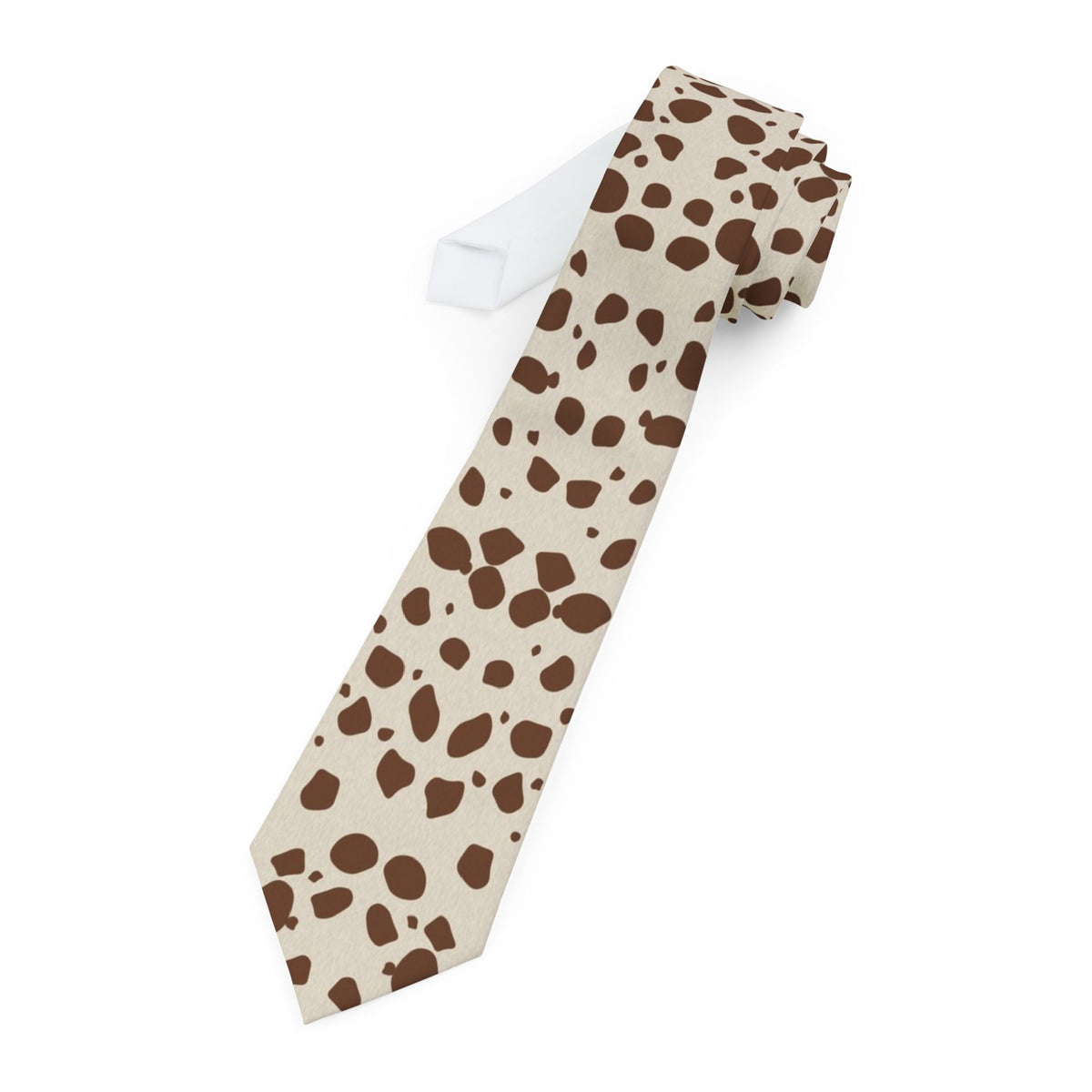Apponyi Satin Edition - Brown & Cream Holstein Tie