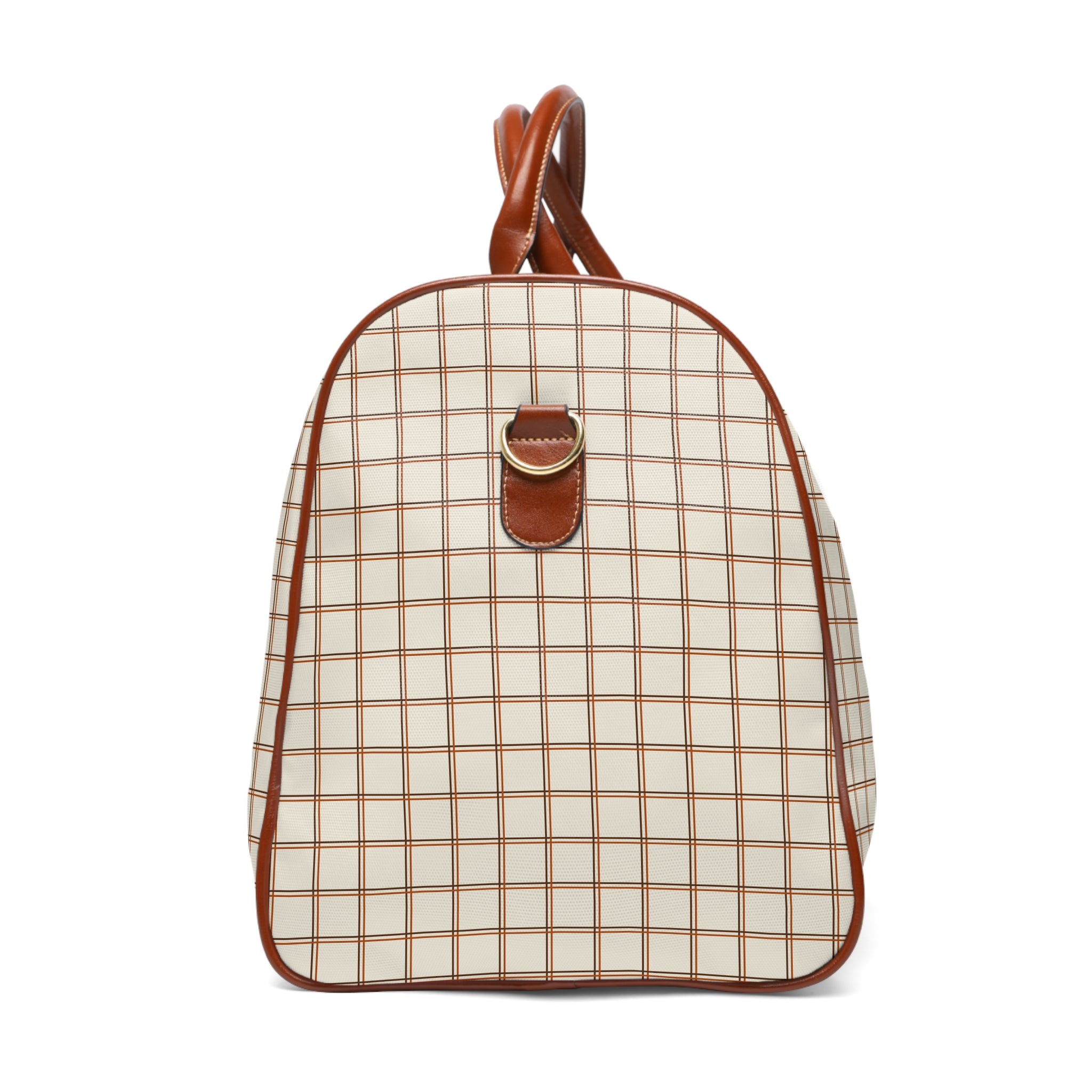 Margaux - Cream Tattersall Check Travel Bag