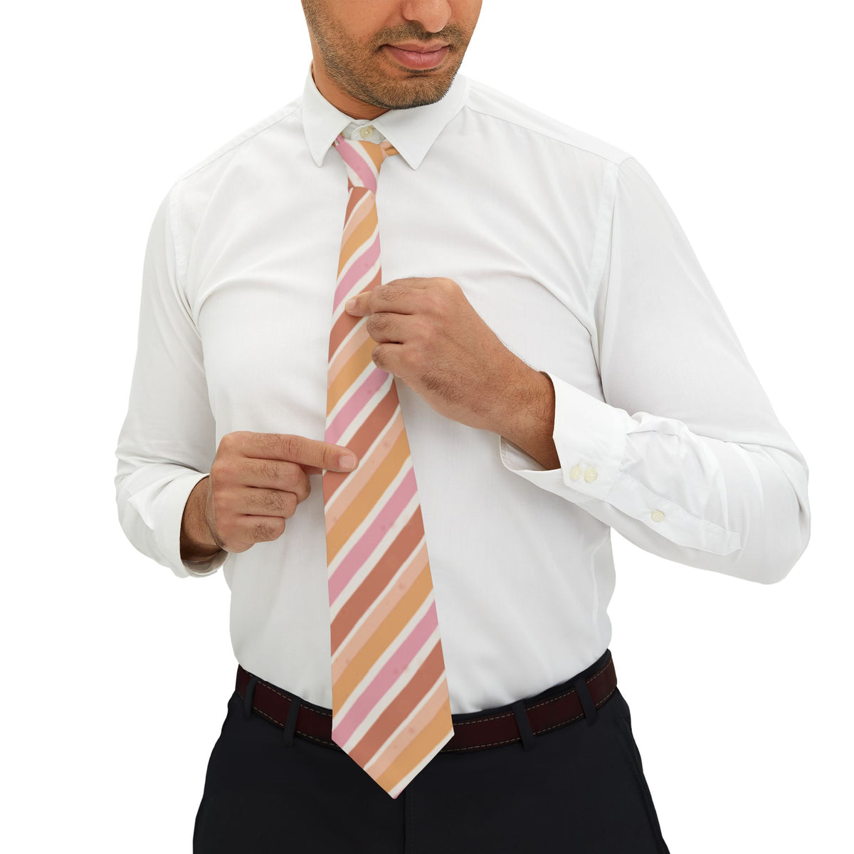 Alpnach Talisman Tie - Watercolor Wash Sunset