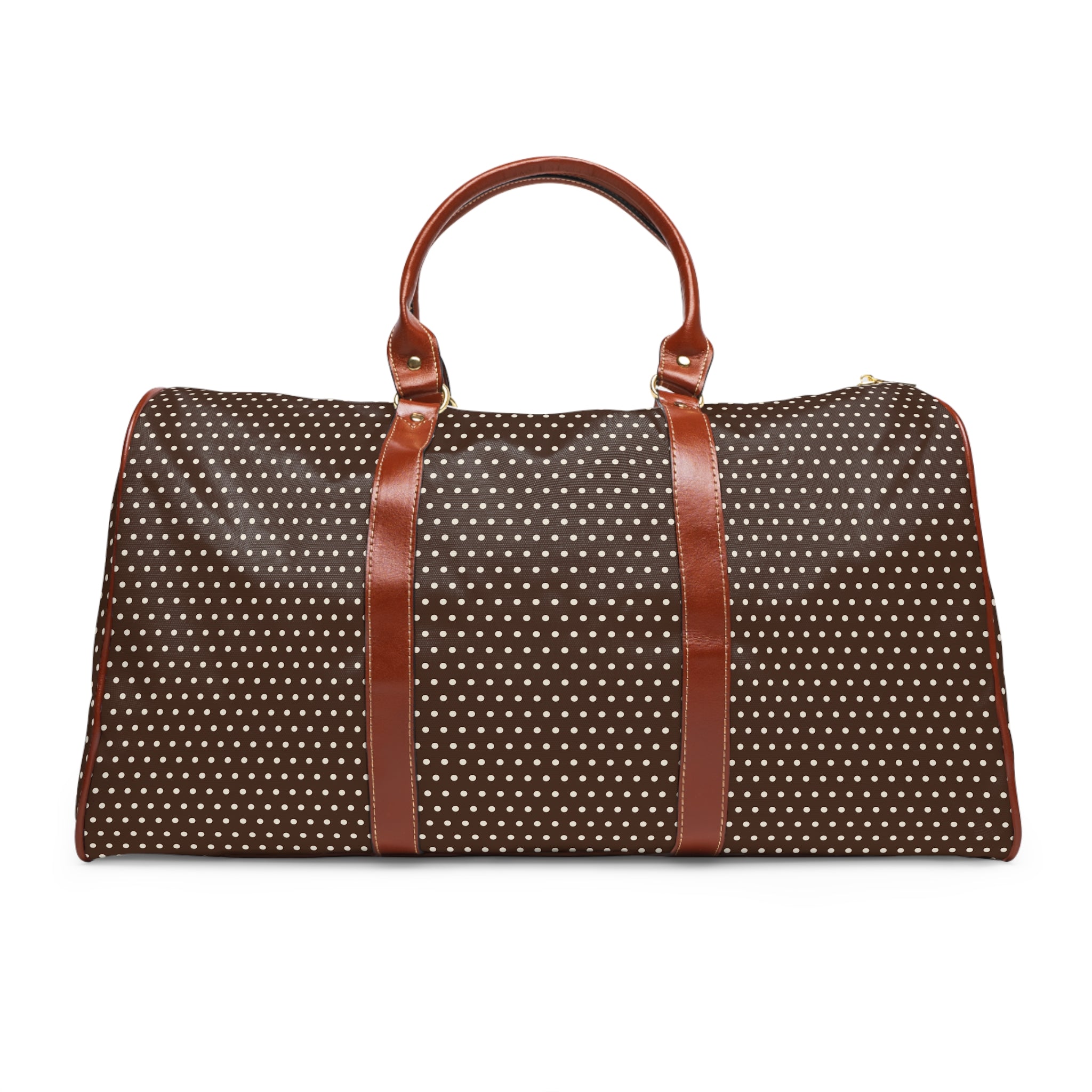 Galera - Chocolate Cream Pin Dot Travel Bag
