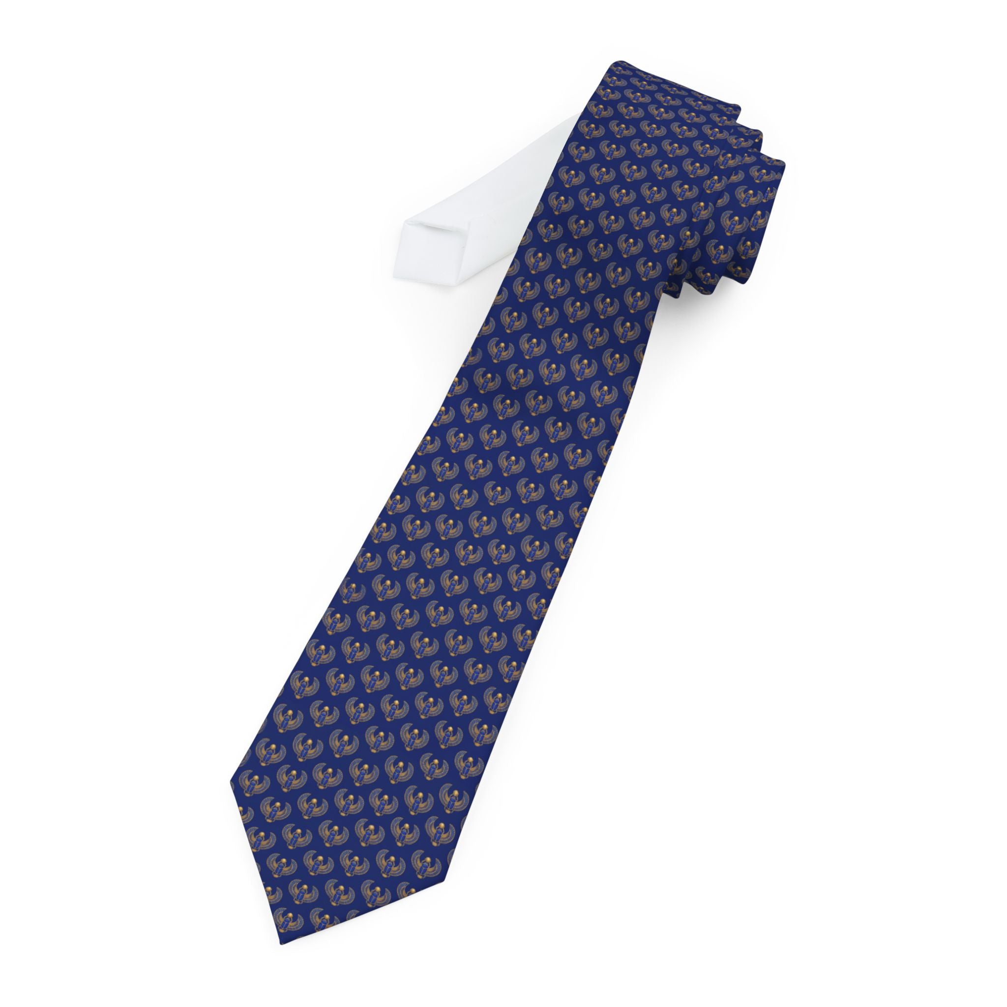 Ovronnaz Talisman Tie - Lapis Gold Scarab
