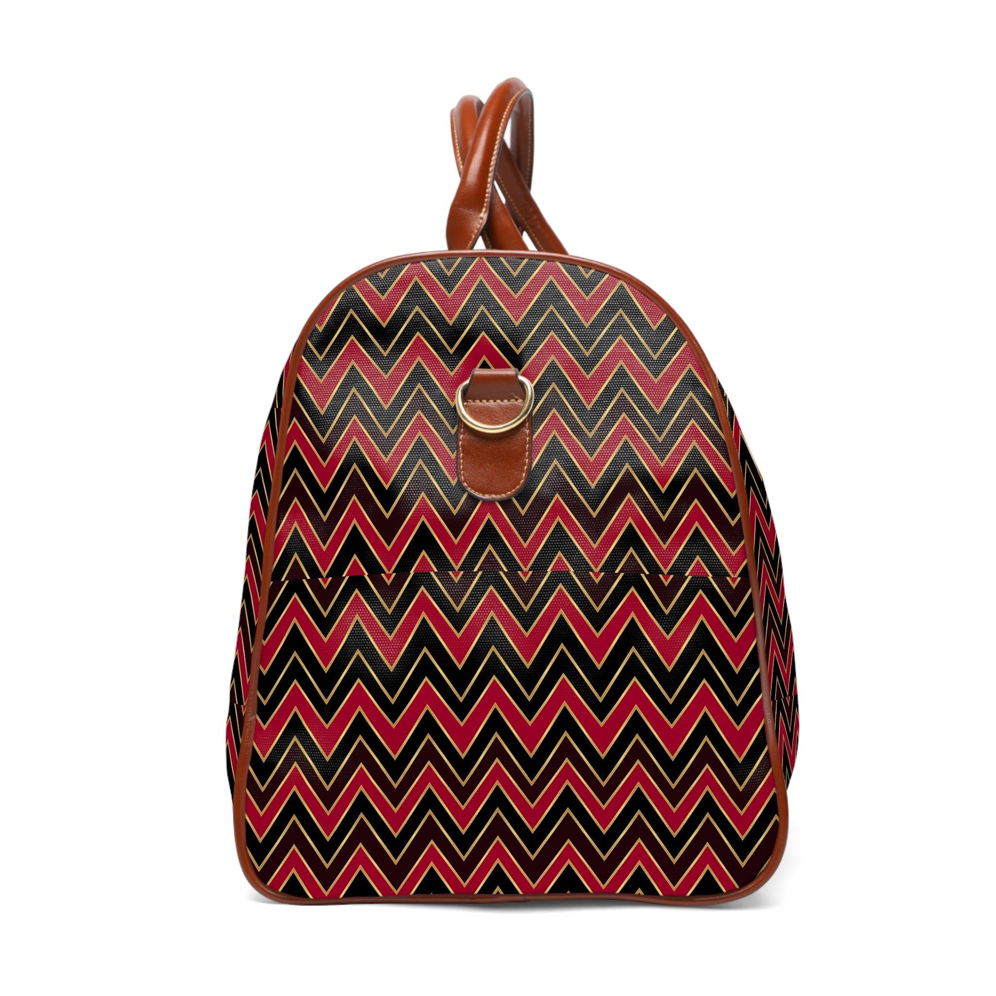 Roqueforte - Crimson Chevron Cascade Travel Bag