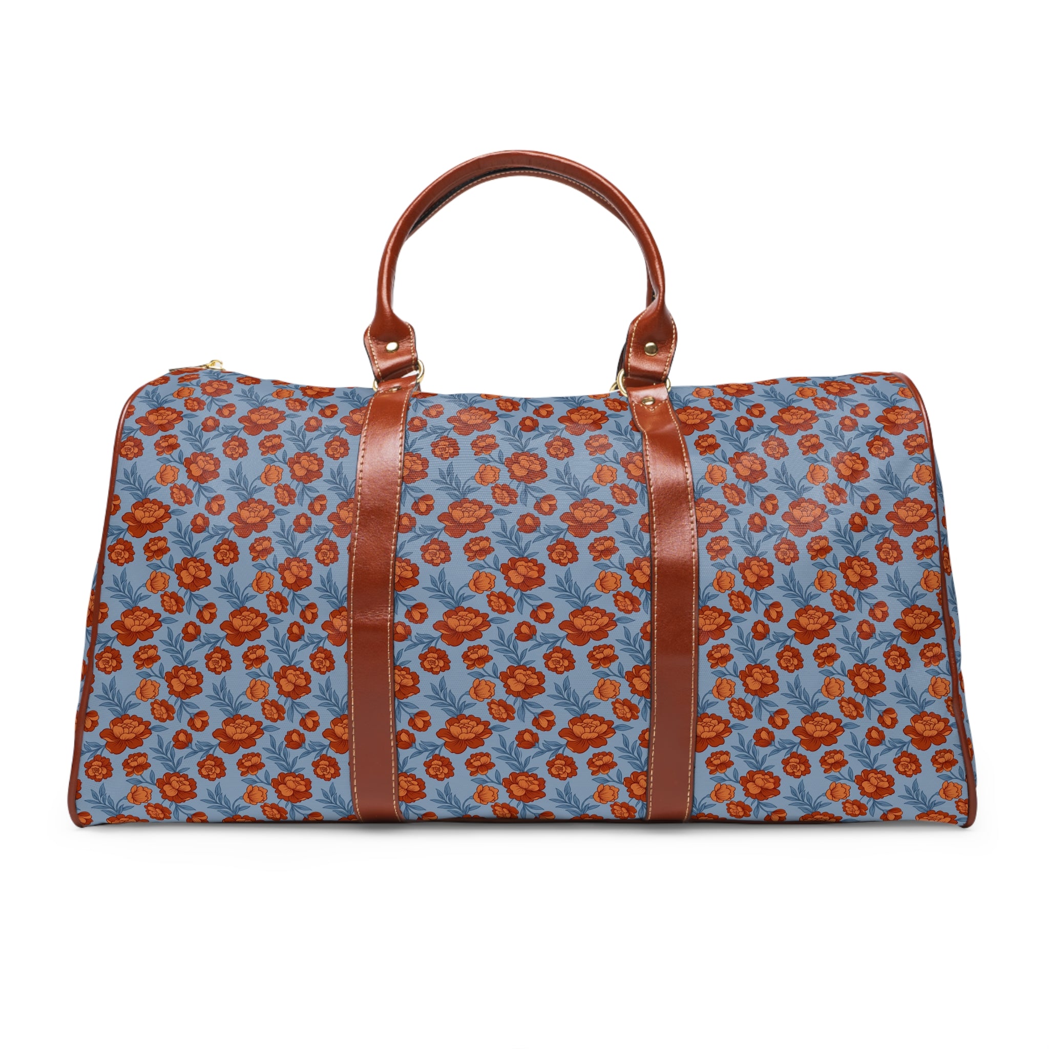 Bellagio - Copper Blue Blossom Travel Bag