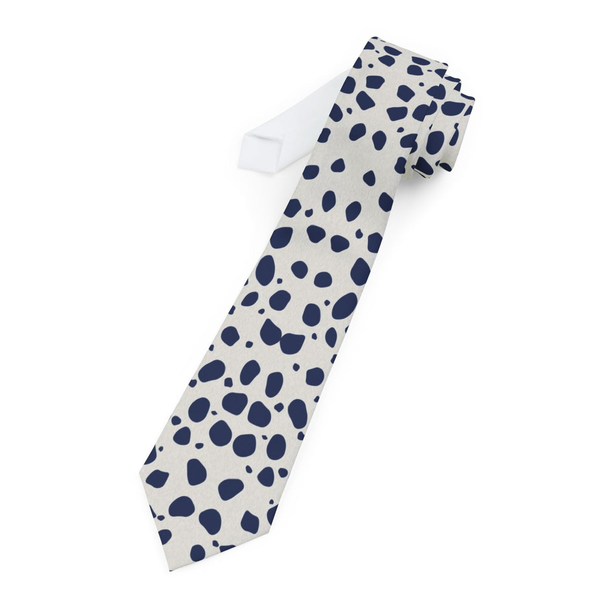 Apponyi Satin Edition - Navy & White Holstein Tie