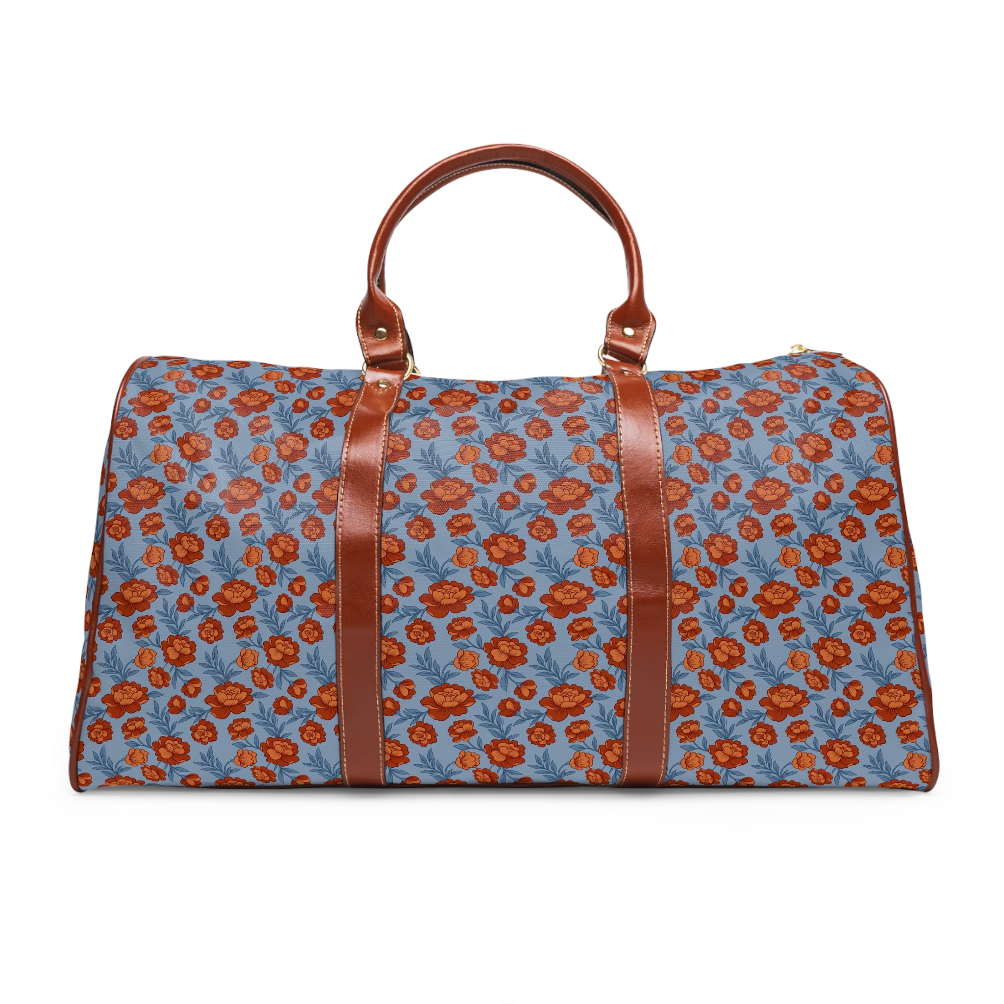 Bellagio - Copper Blue Blossom Travel Bag