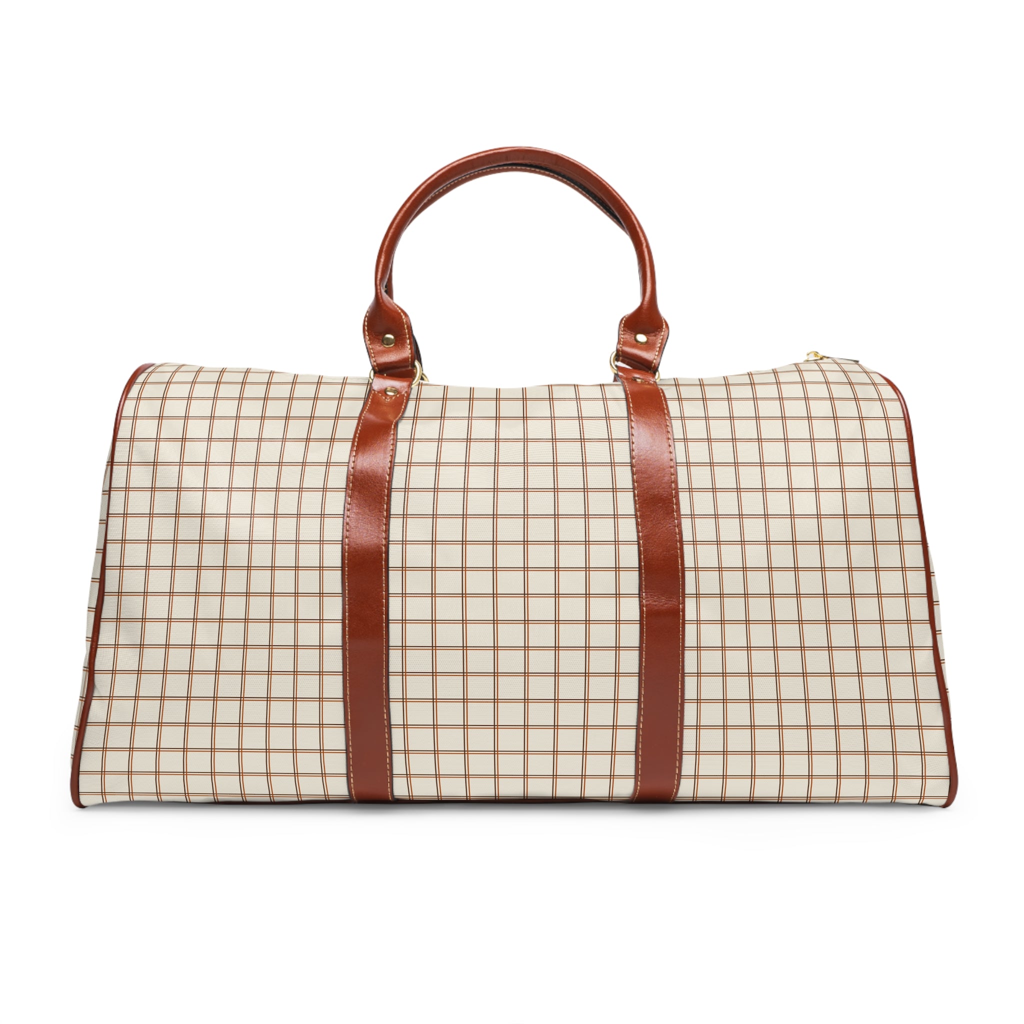 Margaux - Cream Tattersall Check Travel Bag