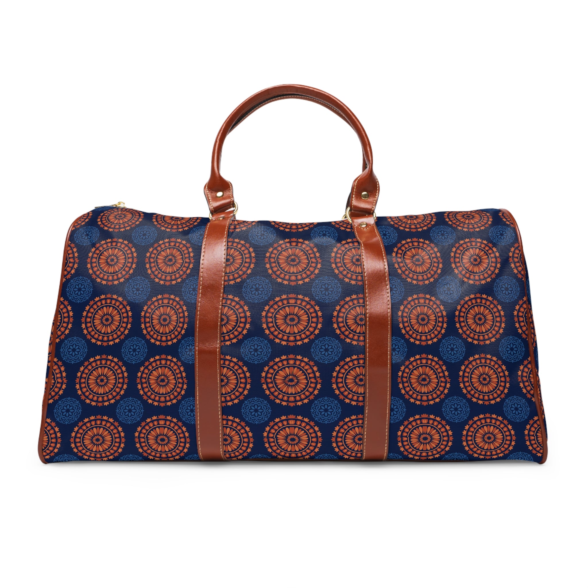 Perigord - Burnt Orange Medallion Travel Bag