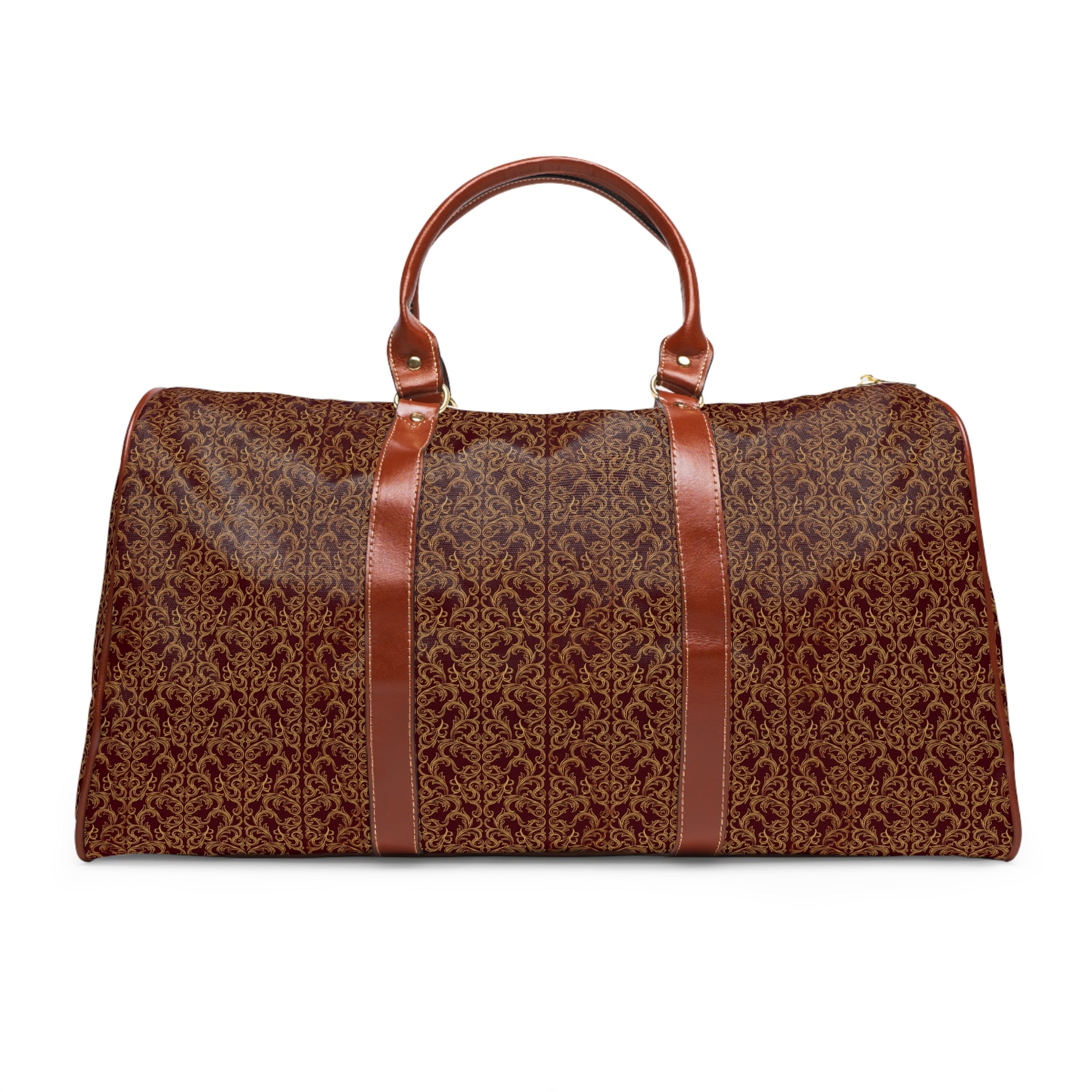 Sandringham - Regal Damask Claret Travel Bag