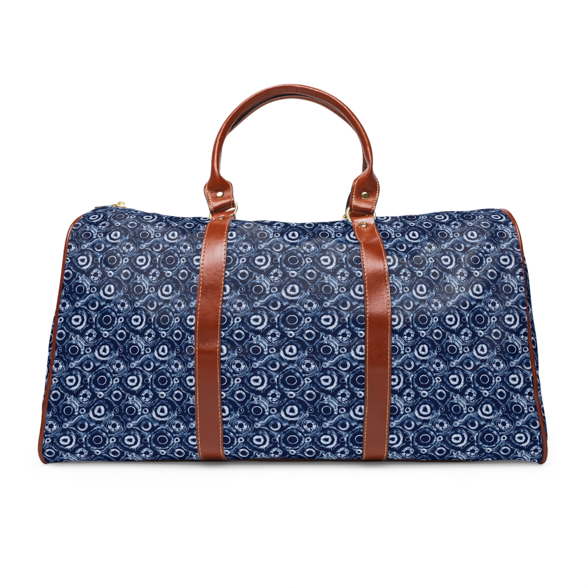 Lockwood - Indigo Shibori Rings Travel Bag