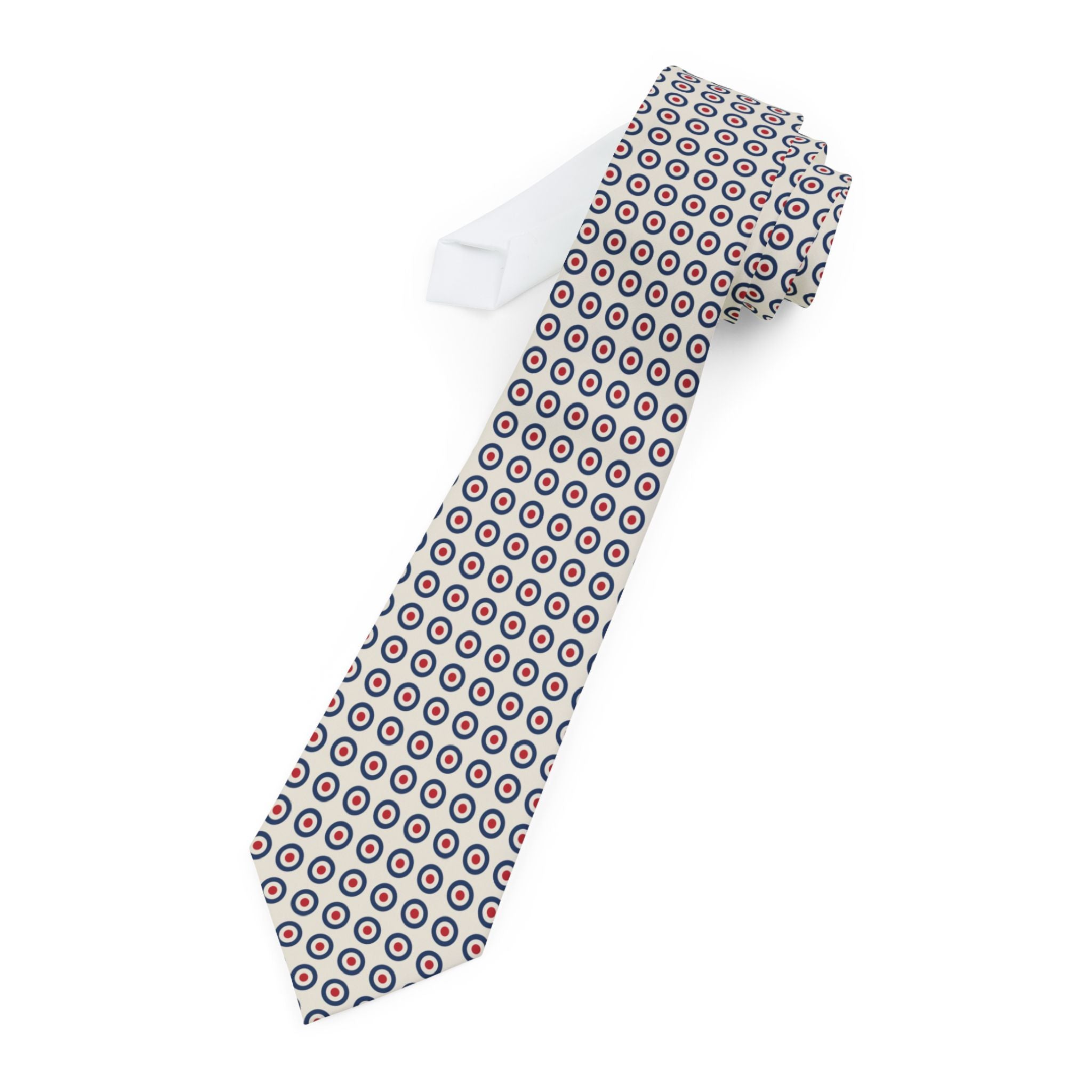 Montjovet Talisman Tie - Mod Red Navy Target Roundel