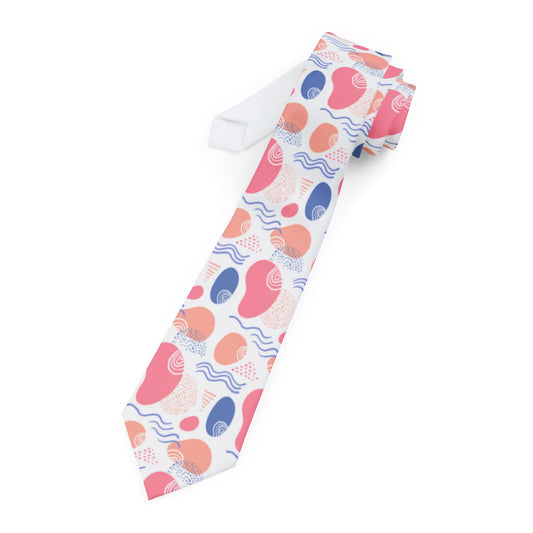 Quirós Talisman Tie - Pink Wave Pop
