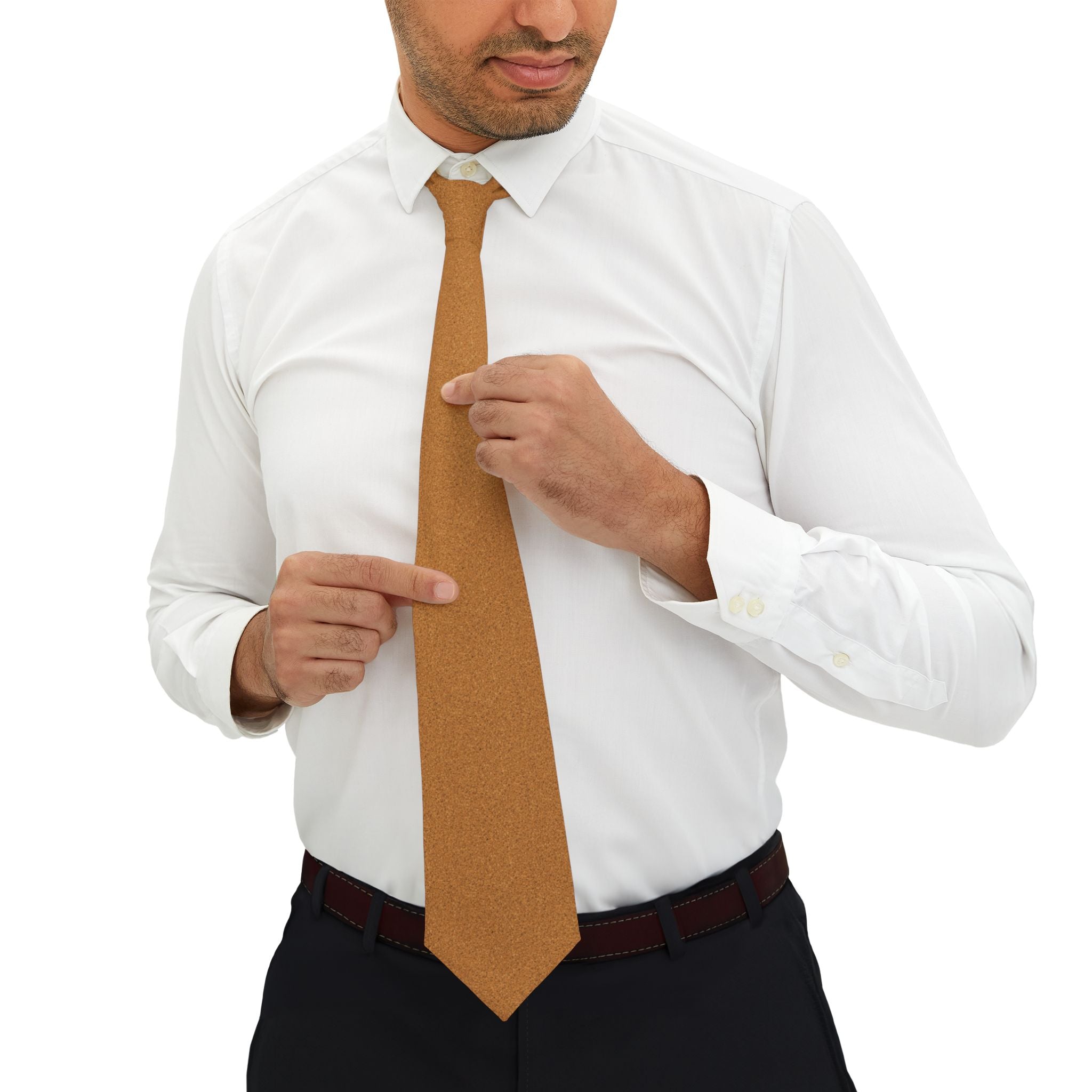 Spiez Talisman Tie - Natural Cork Grain
