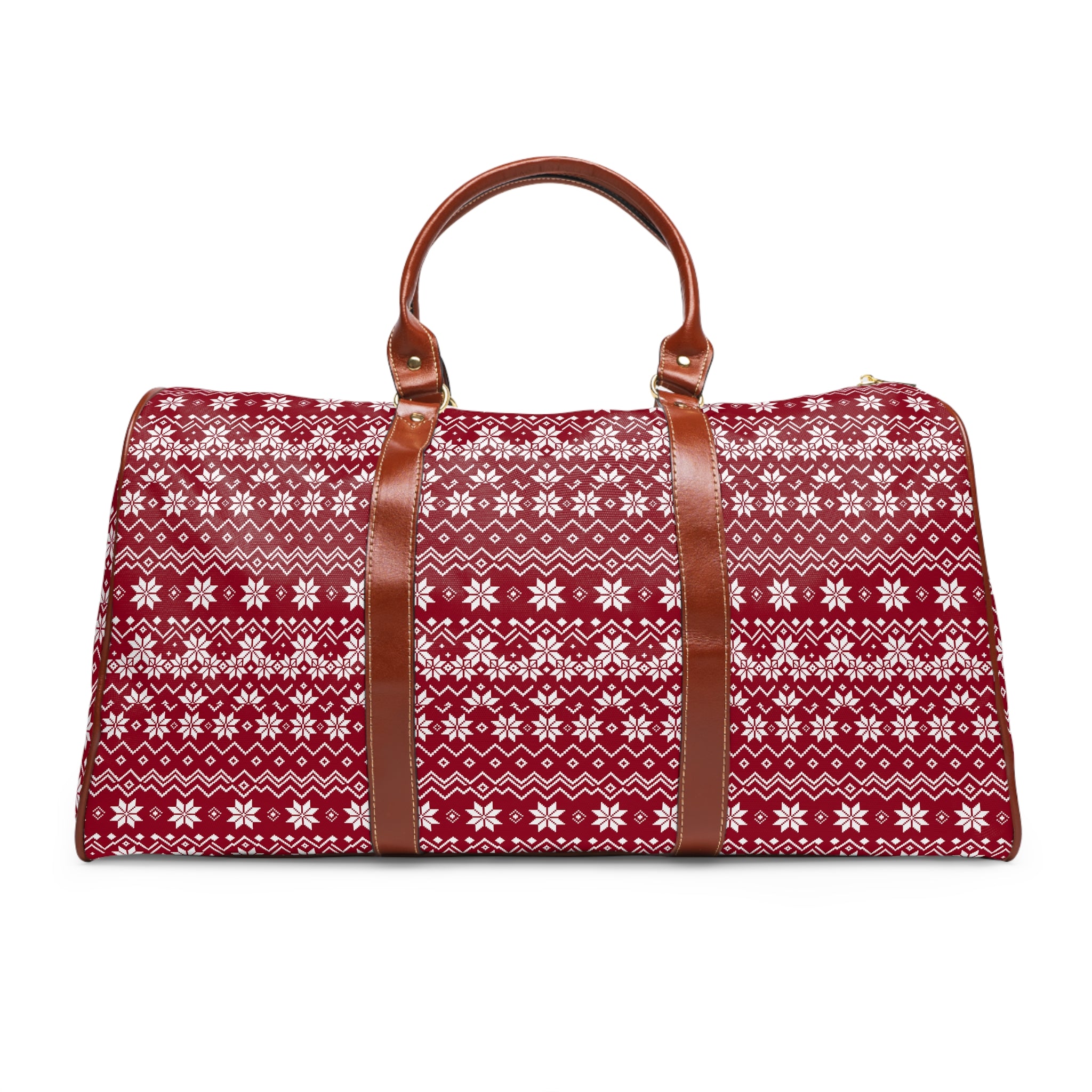 Rustrel - Nordic Snowflake Knit Travel Bag