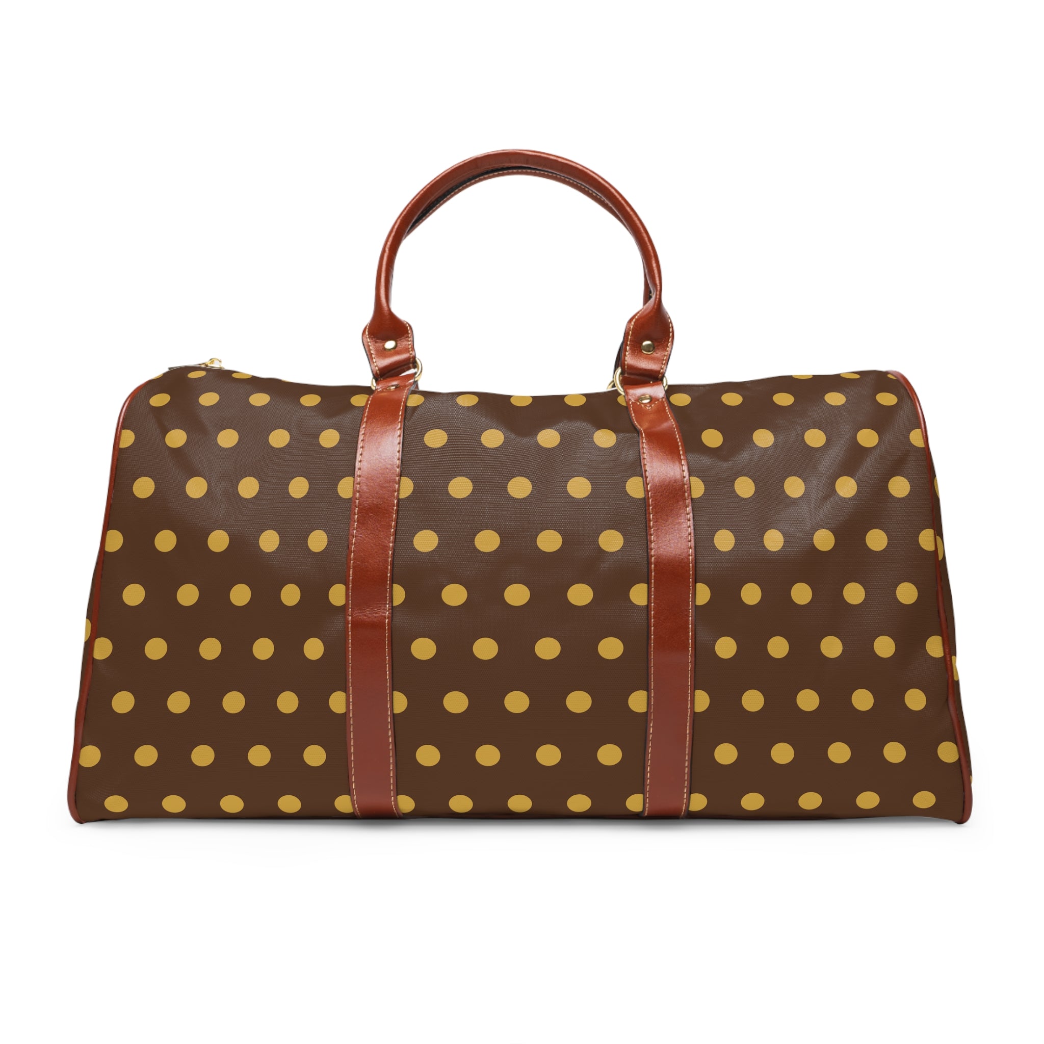 Wengen - Brown Gold Bold Dot Travel Bag