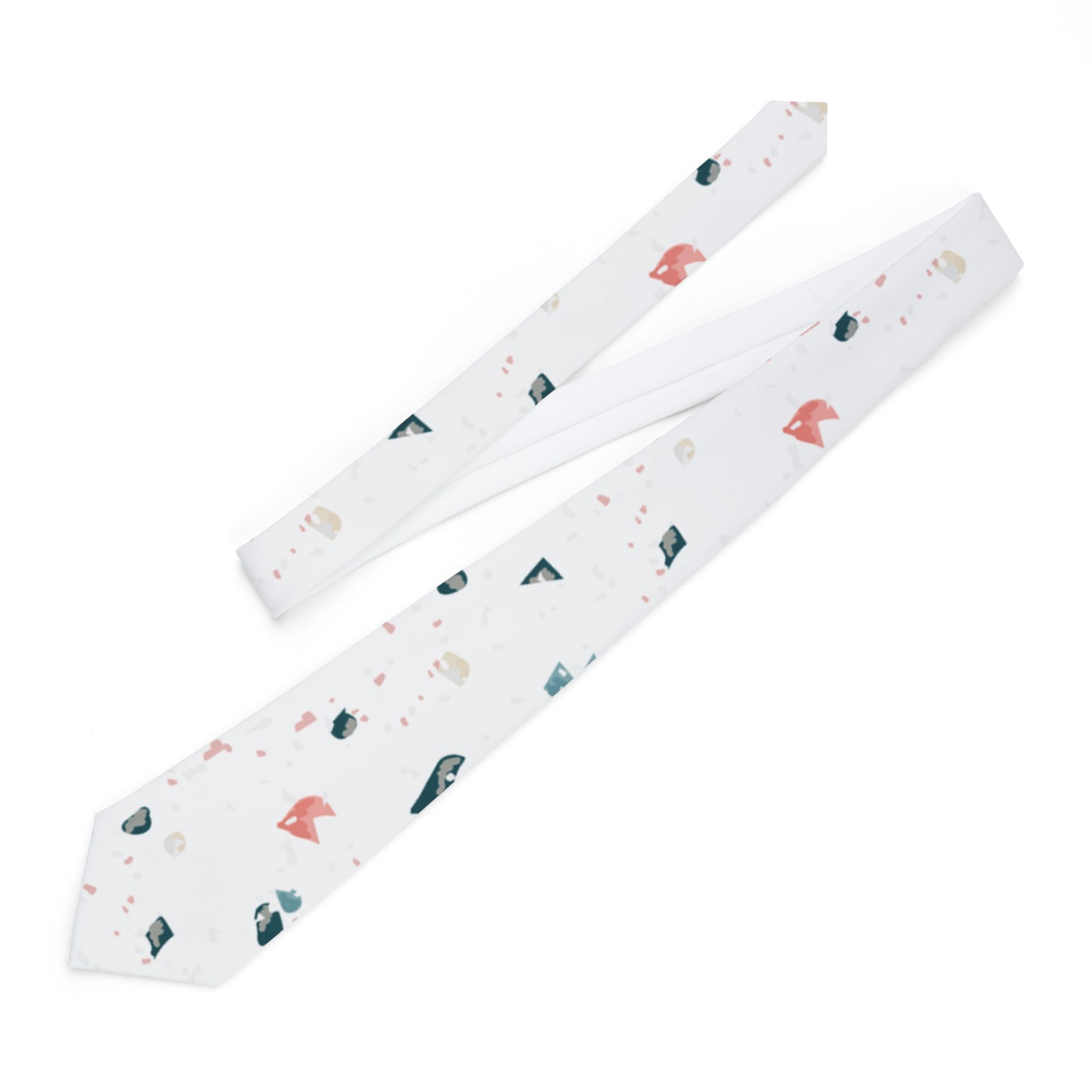 Solís Talisman Tie - Minimal Terrazzo Echo