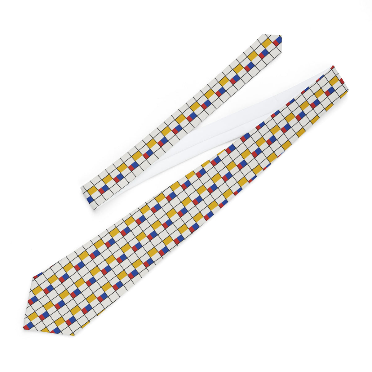 Charmey Talisman Tie - Primary Grid Composition