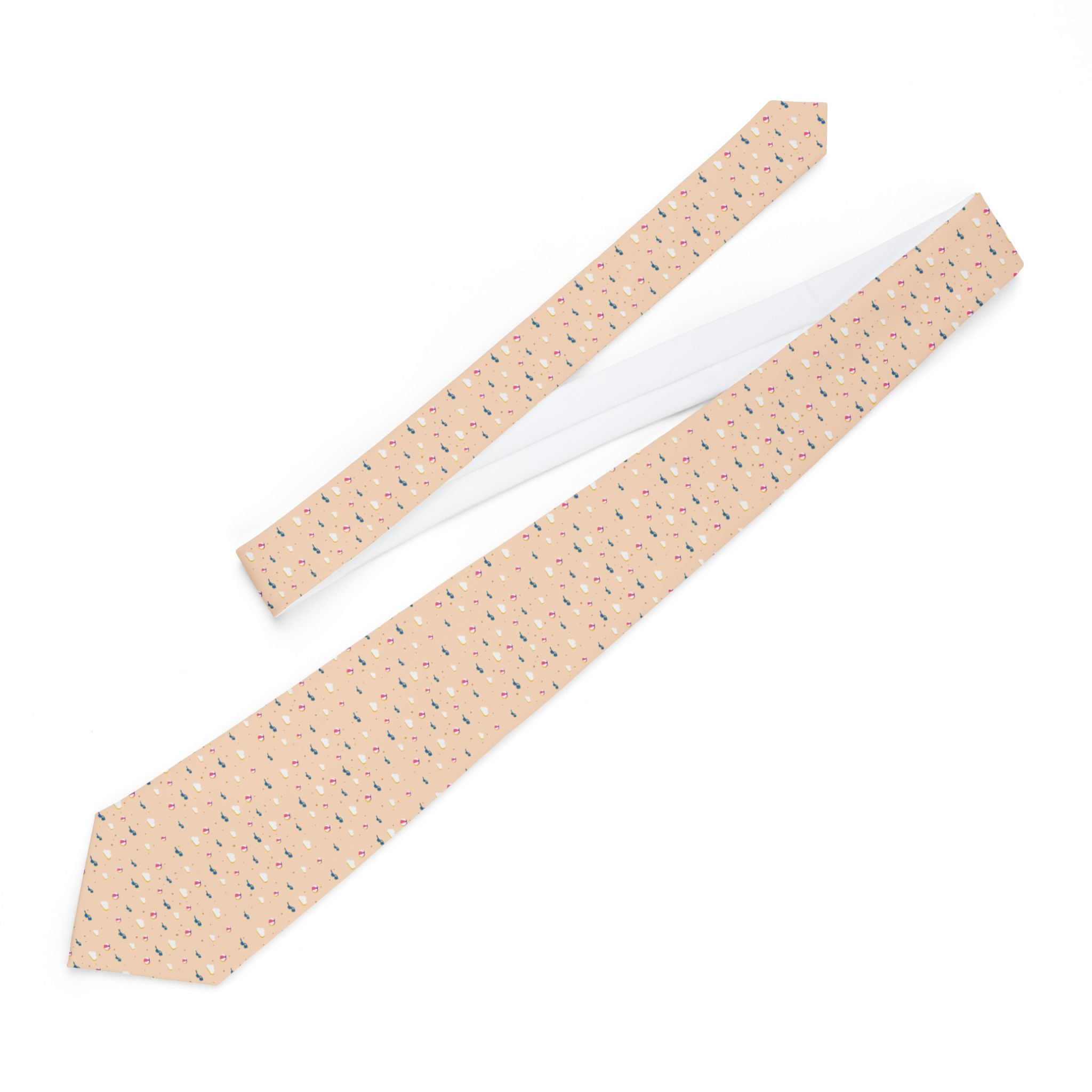 Peach Summer Icons Tie
