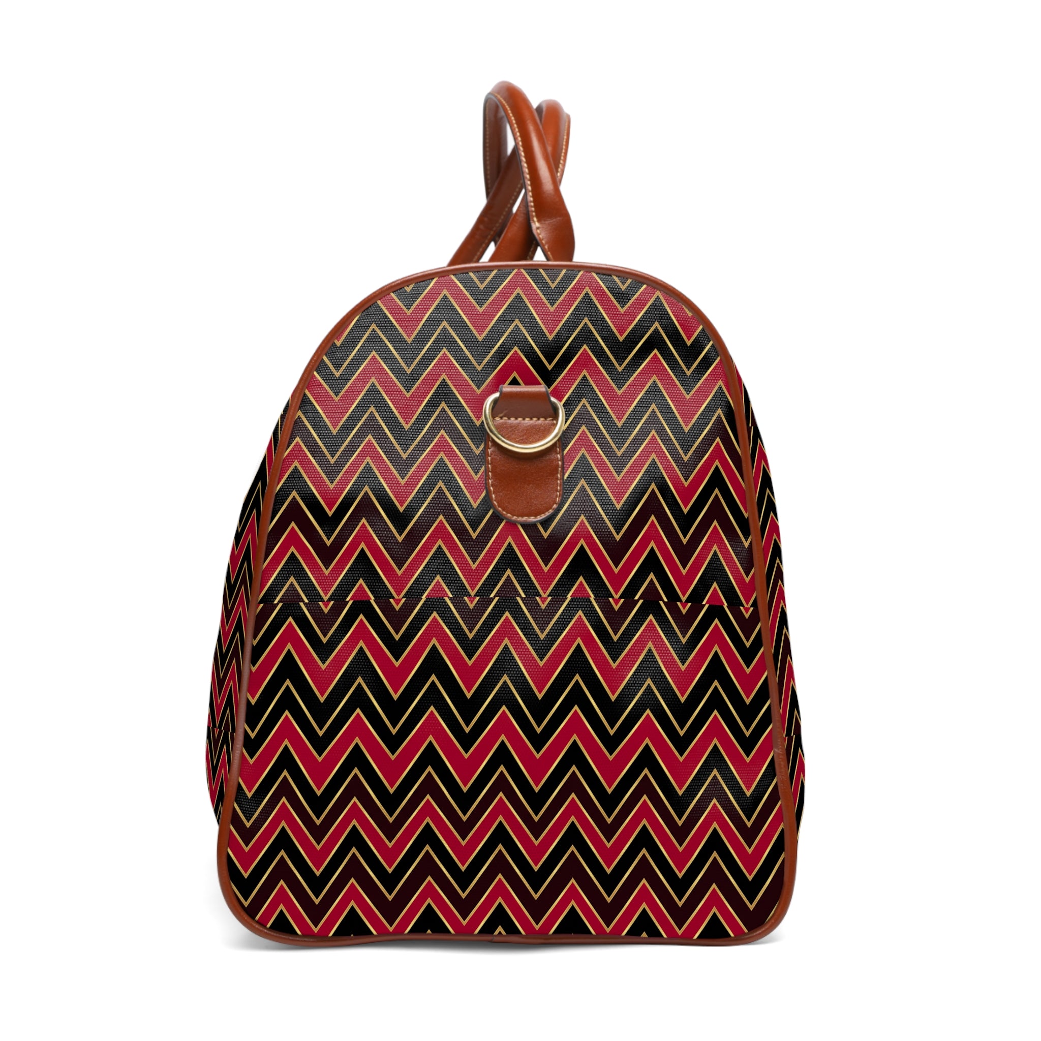 Roqueforte - Crimson Chevron Cascade Travel Bag