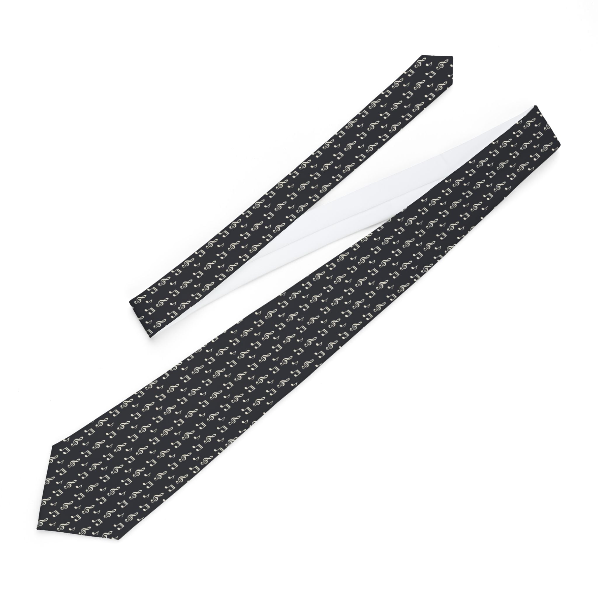 Branson Talisman Tie - Jazz Black Ivory Music Note