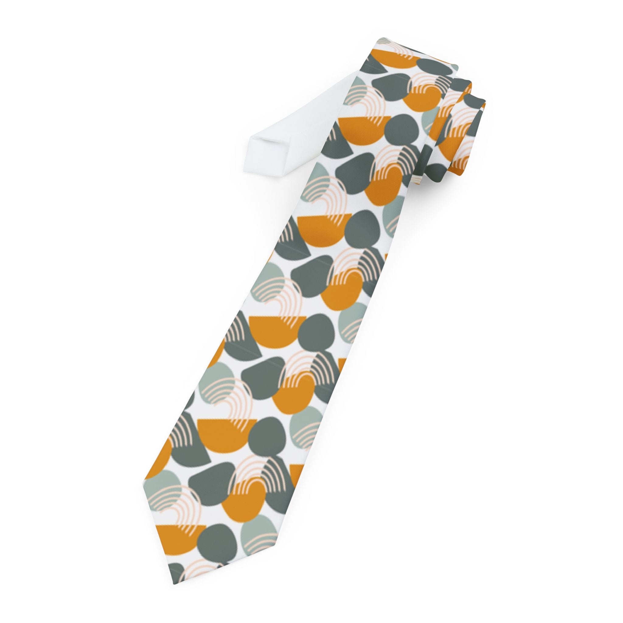 Redcliffe Talisman Tie - Amber Arc Mosaic