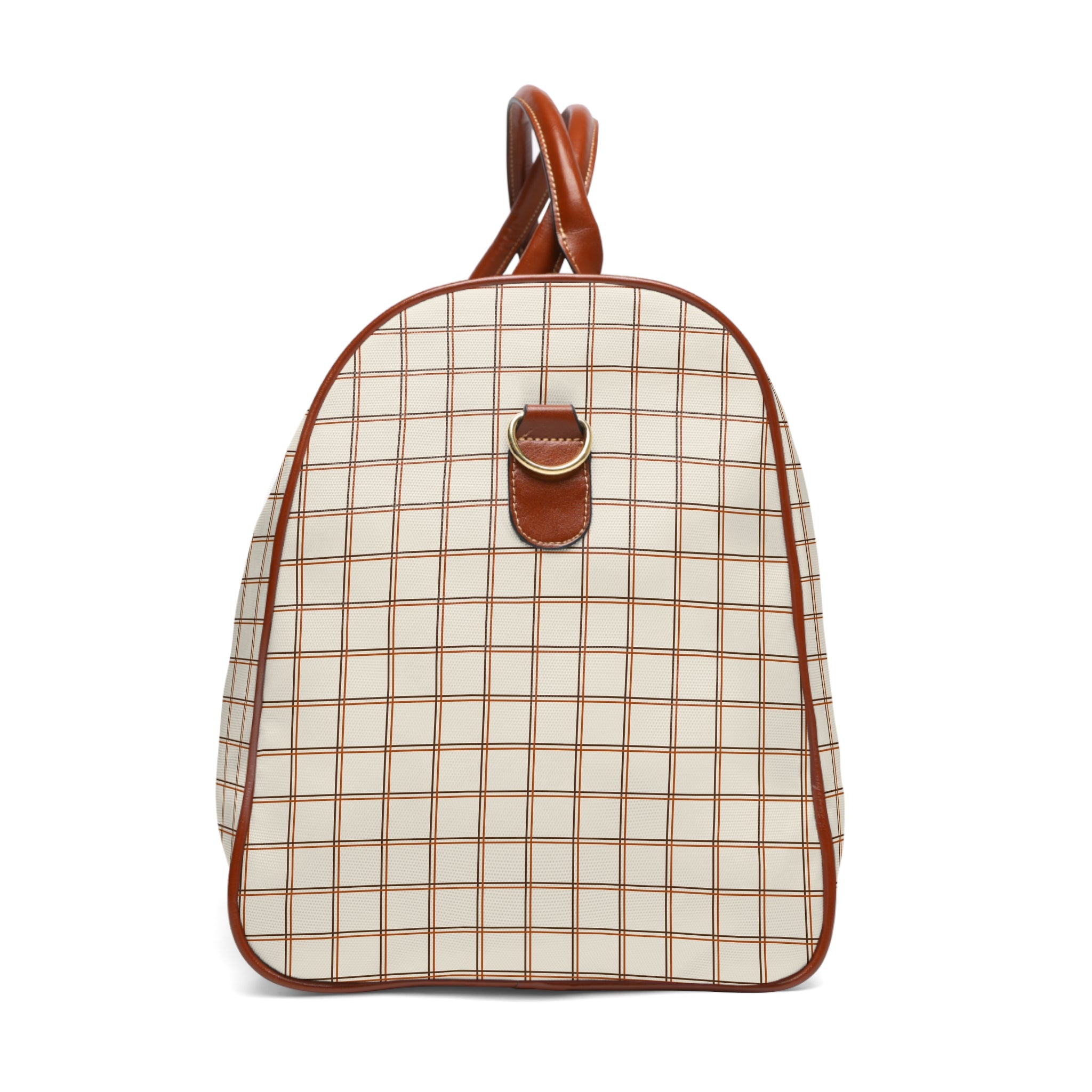 Margaux - Cream Tattersall Check Travel Bag