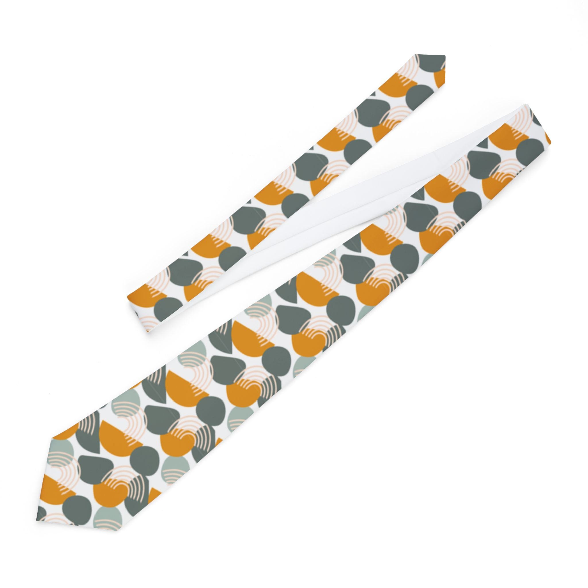 Redcliffe Talisman Tie - Amber Arc Mosaic