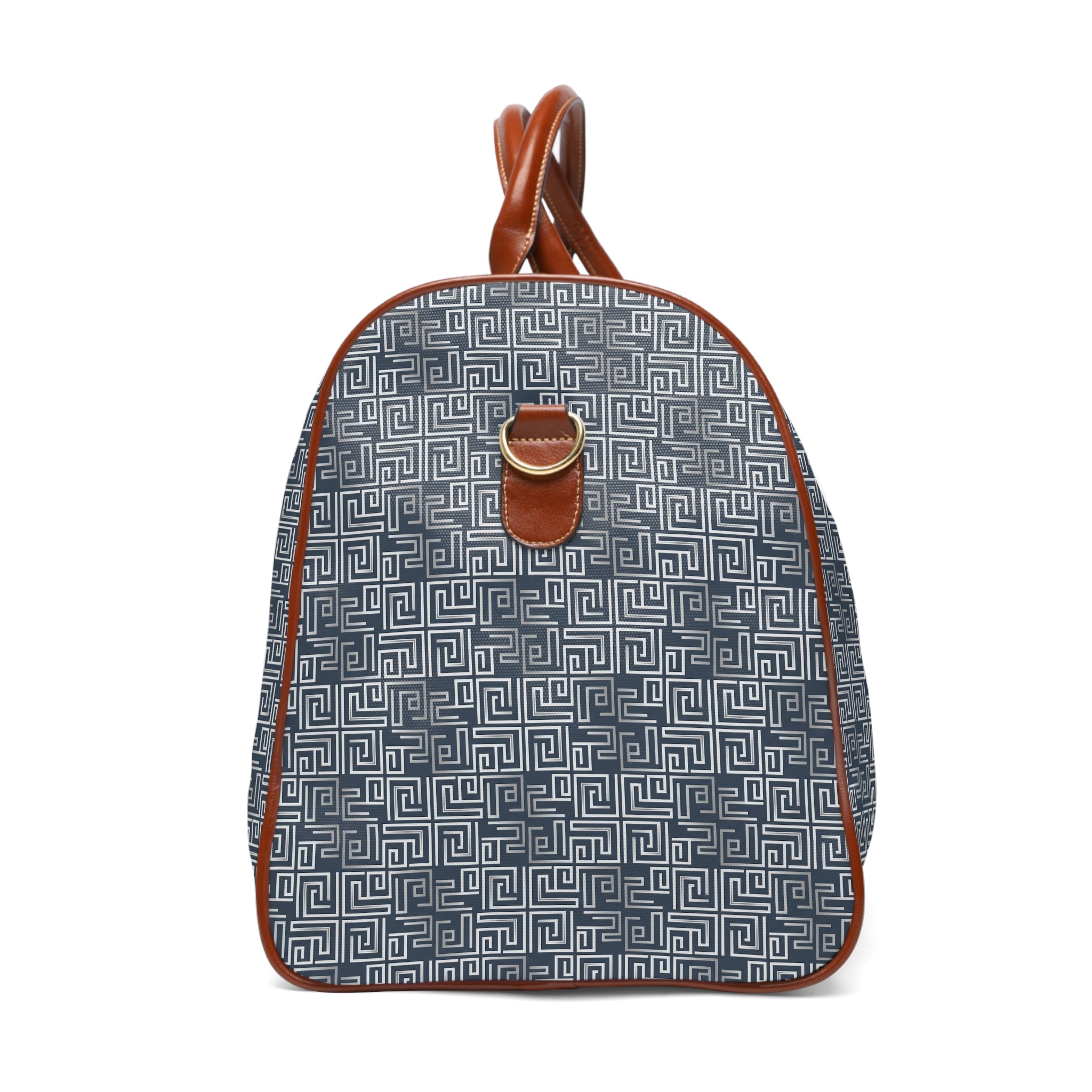 Kestrelmoor - Slate Greek Key Travel Bag