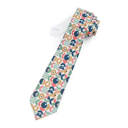 Izquierdo Talisman Tie - Retro Garden Orbit
