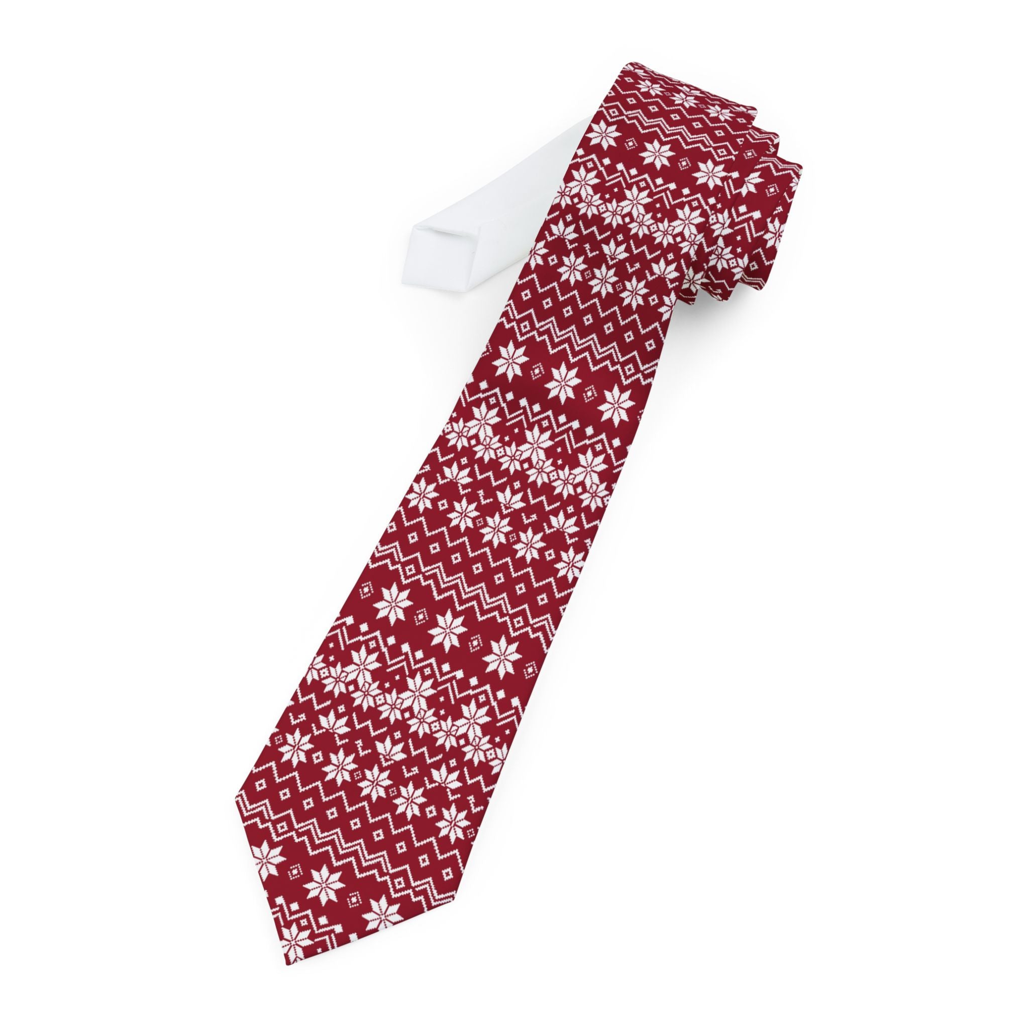 Rustrel Talisman Tie - Nordic Snowflake Knit