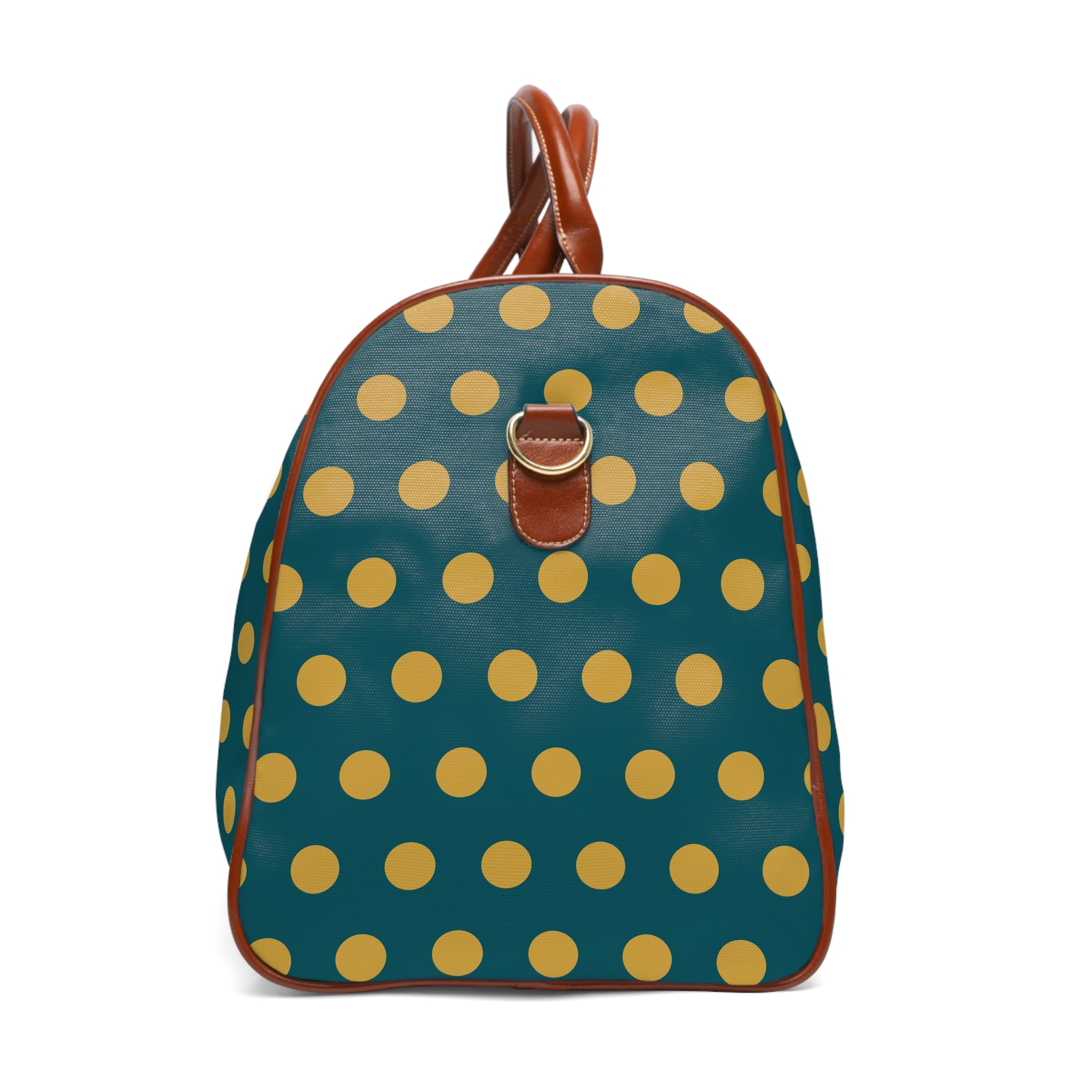 Ravello - Teal Gold Bold Dot Travel Bag