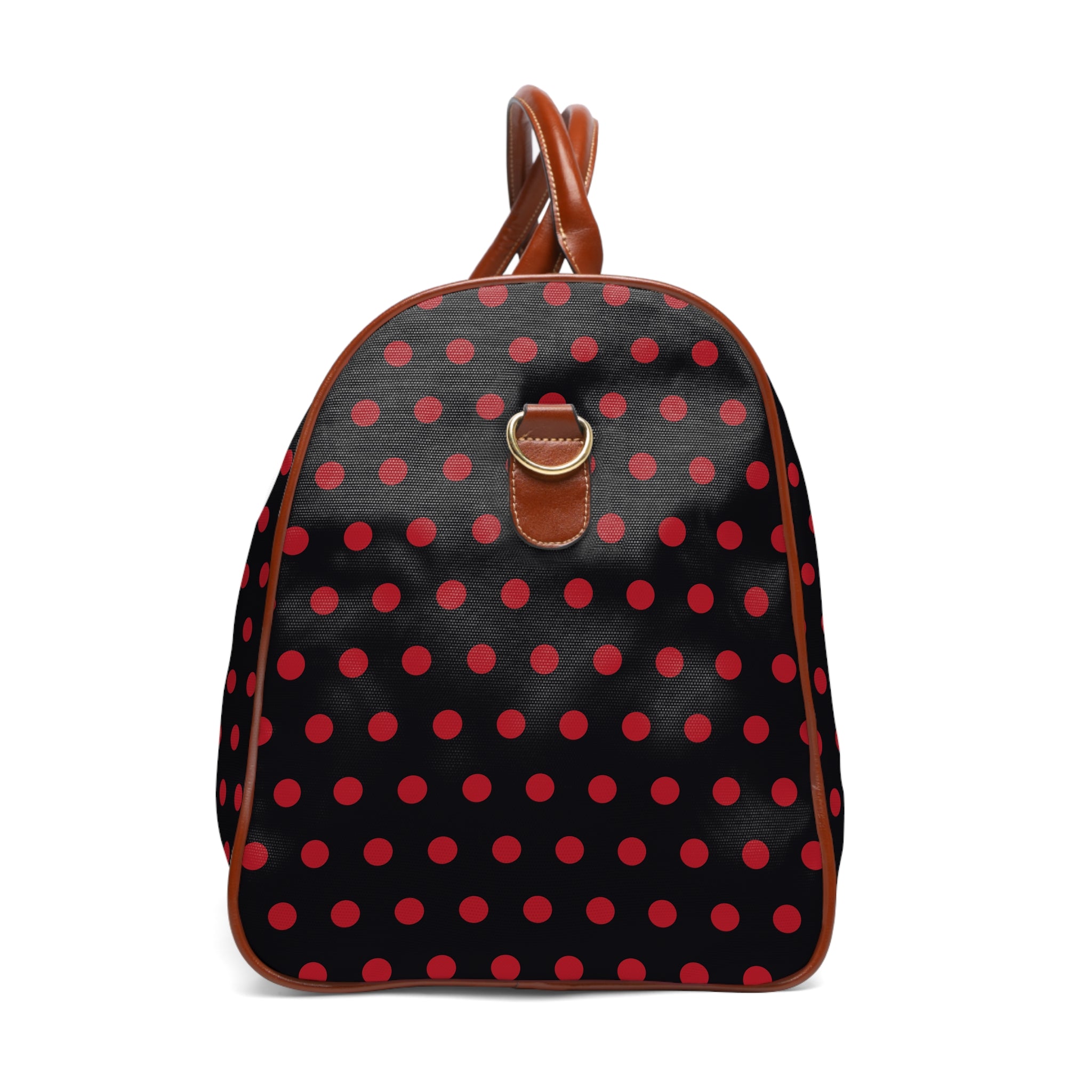 Ulmer - Black Red Polka Dot Travel Bag