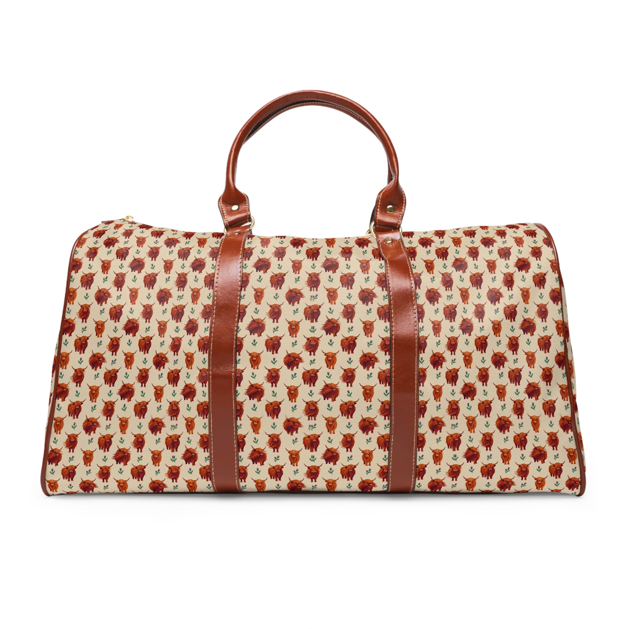 Salers - Highland Cattle Charm Travel Bag