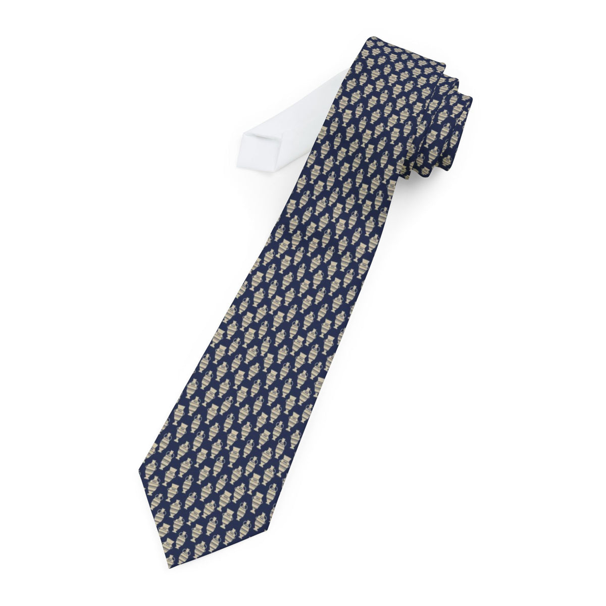 Skeel Satin Edition - Navy & Cream Amphora Tie