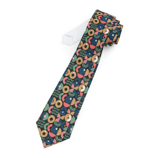 Izquierdo Talisman Tie - Midnight Retro Orbit