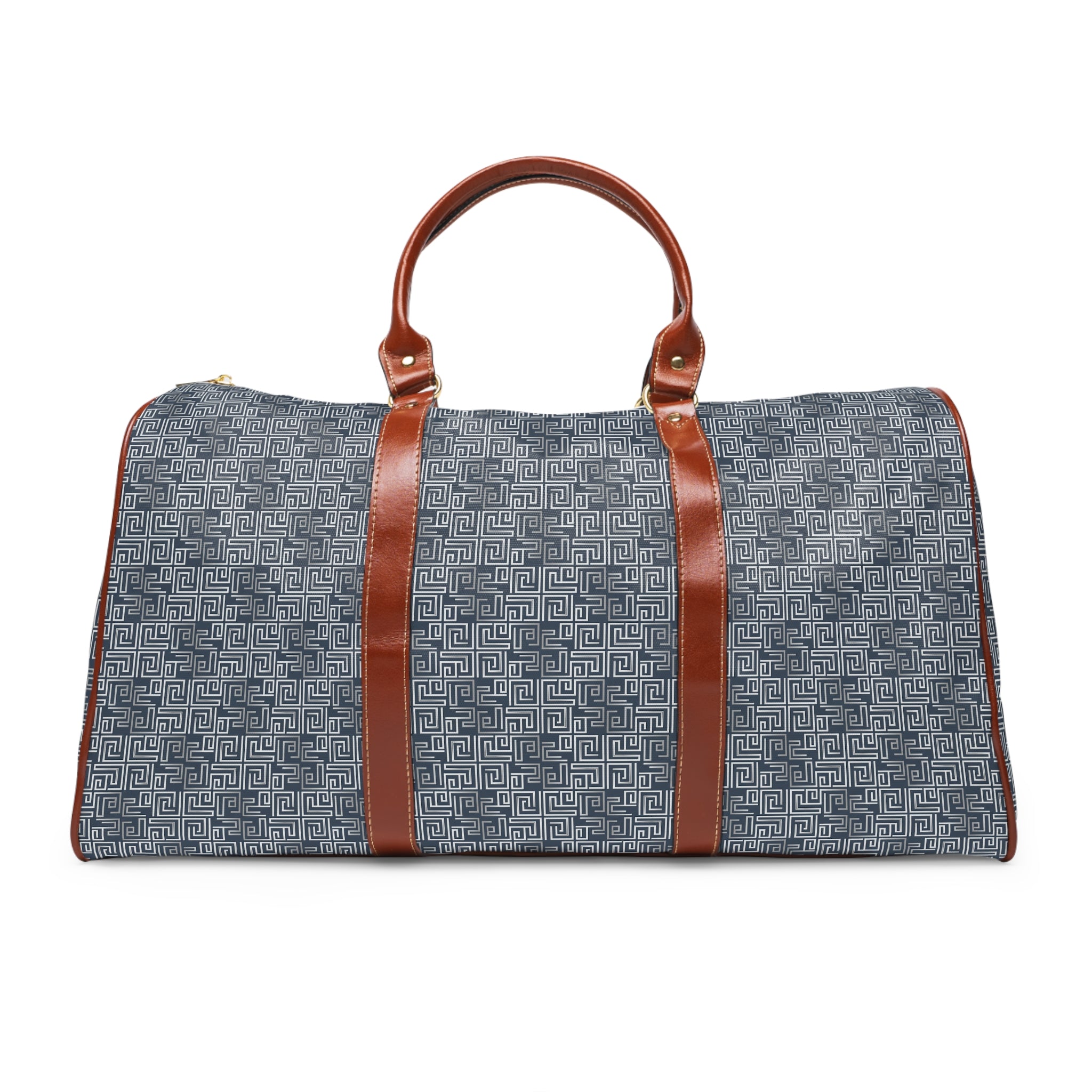 Kestrelmoor - Slate Greek Key Travel Bag