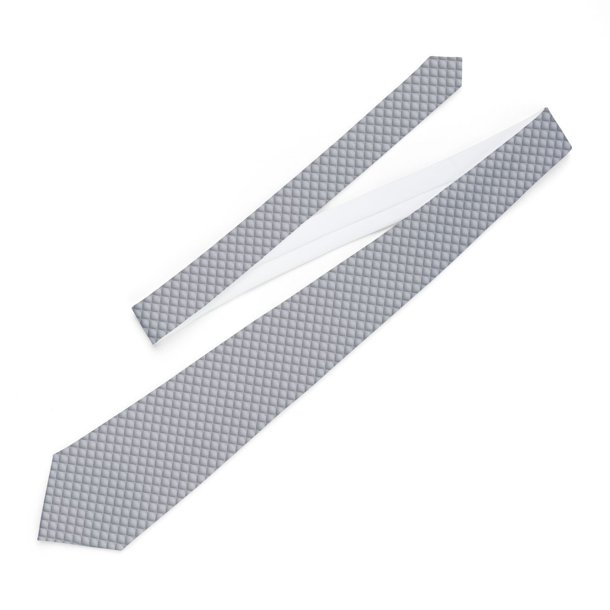 Klingspor Satin Edition - Silver Quilted Tie