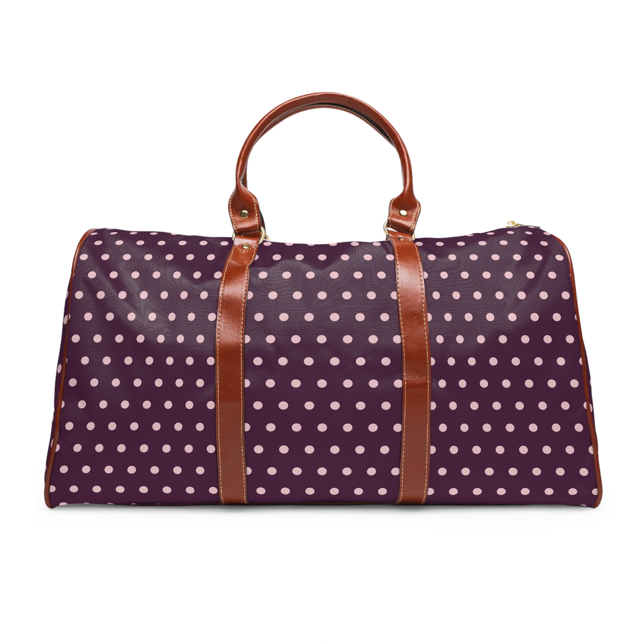 Cassis - Plum Blush Polka Dot Travel Bag