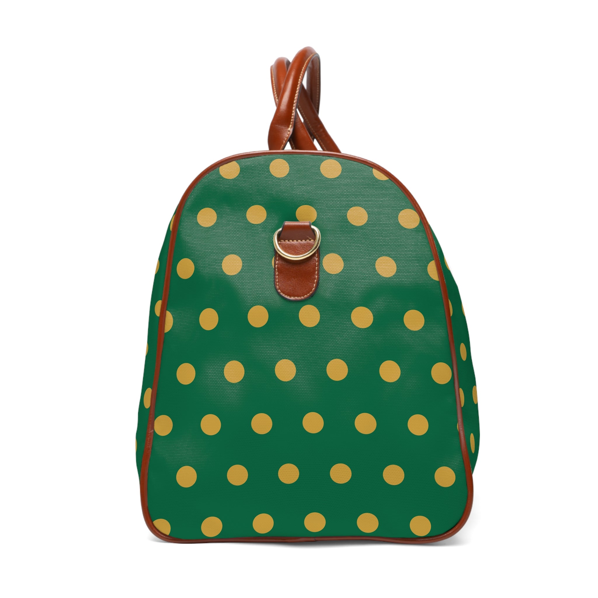 Zagora - Emerald Gold Bold Dot Travel Bag