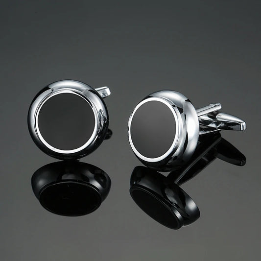 Talisman Cufflink – Della Rovere Onyx Circle