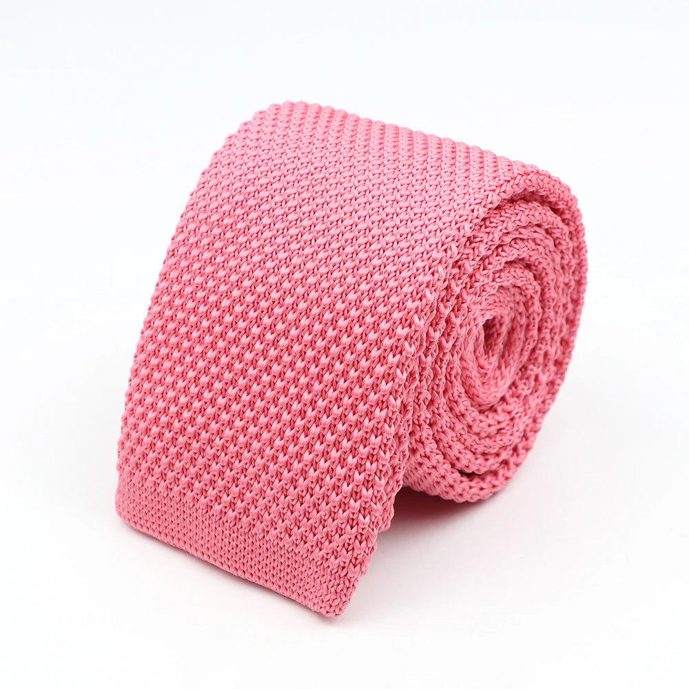 Everard - Rose Pink Knitted Tie